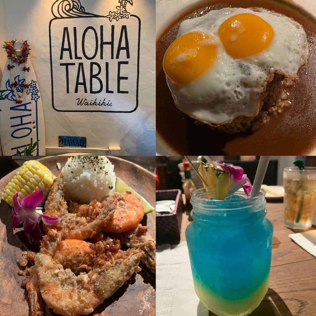 川口徹道さんのインスタグラム写真 - (川口徹道Instagram)「#ハワイグルメ をババーンっ ♫  #hawai #honoruru #waikiki #hilife  #hawaiistagram  #hawaiilife  #モアナサーフライダー #ザビーチバー  #ハイズステーキハウス #パリスハワイ #フレンチ #テディーズバーガー カイルア店 #jamba #スムージー  カイルア店 #ZIGU #ジグ  #ワイキキ横丁 #バリオ #ラーメン #レイズ #フリフリチキン #アロハテーブル #ハワイ好き  #ハワイ好きな人と繋がりたい」7月19日 10時38分 - tetsumichi0609