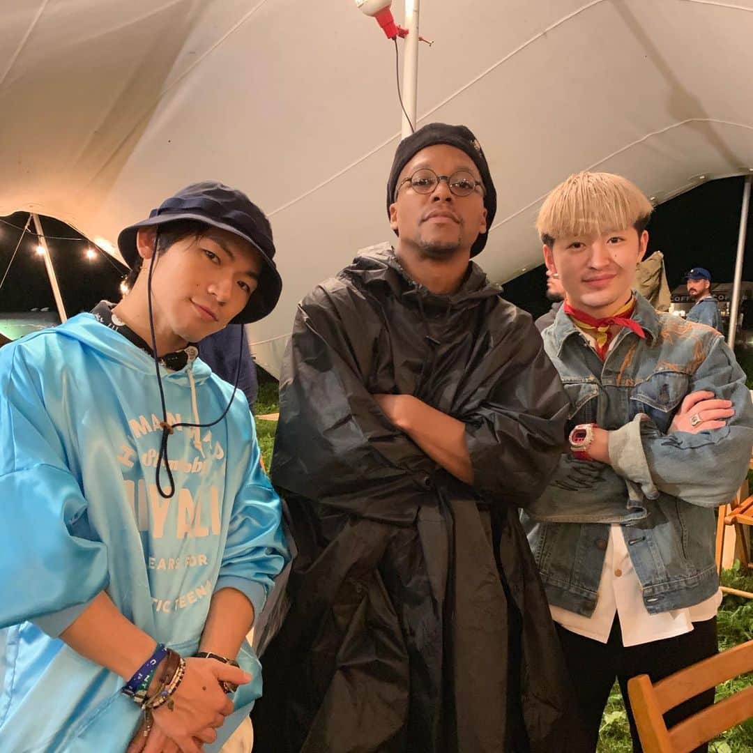 小木 "Poggy" 基史さんのインスタグラム写真 - (小木 "Poggy" 基史Instagram)「⛺️✨ @lupefiasco  @exile_naoto_  @reo_sano_official_acc  #KawsHolidayJapan  #KawsHoliday」7月19日 10時45分 - poggytheman