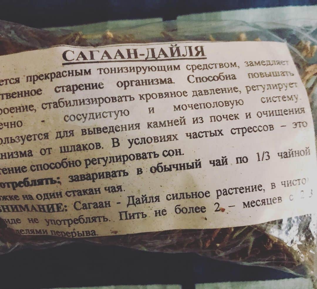 巻上公一さんのインスタグラム写真 - (巻上公一Instagram)「シベリアには、さまざまな薬用植物があって、行くたびに新しいものに出会う。 サガンダイラは、お茶にして飲む。 元気が出そう。」7月19日 12時01分 - koichimakigami