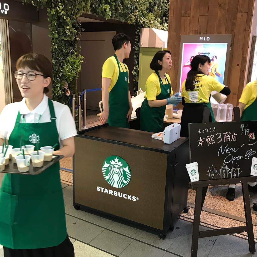 天王寺ミオさんのインスタグラム写真 - (天王寺ミオInstagram)「. 本館3Fに天王寺ミオ3店舗目となる「スターバックス」が本日7/ ...