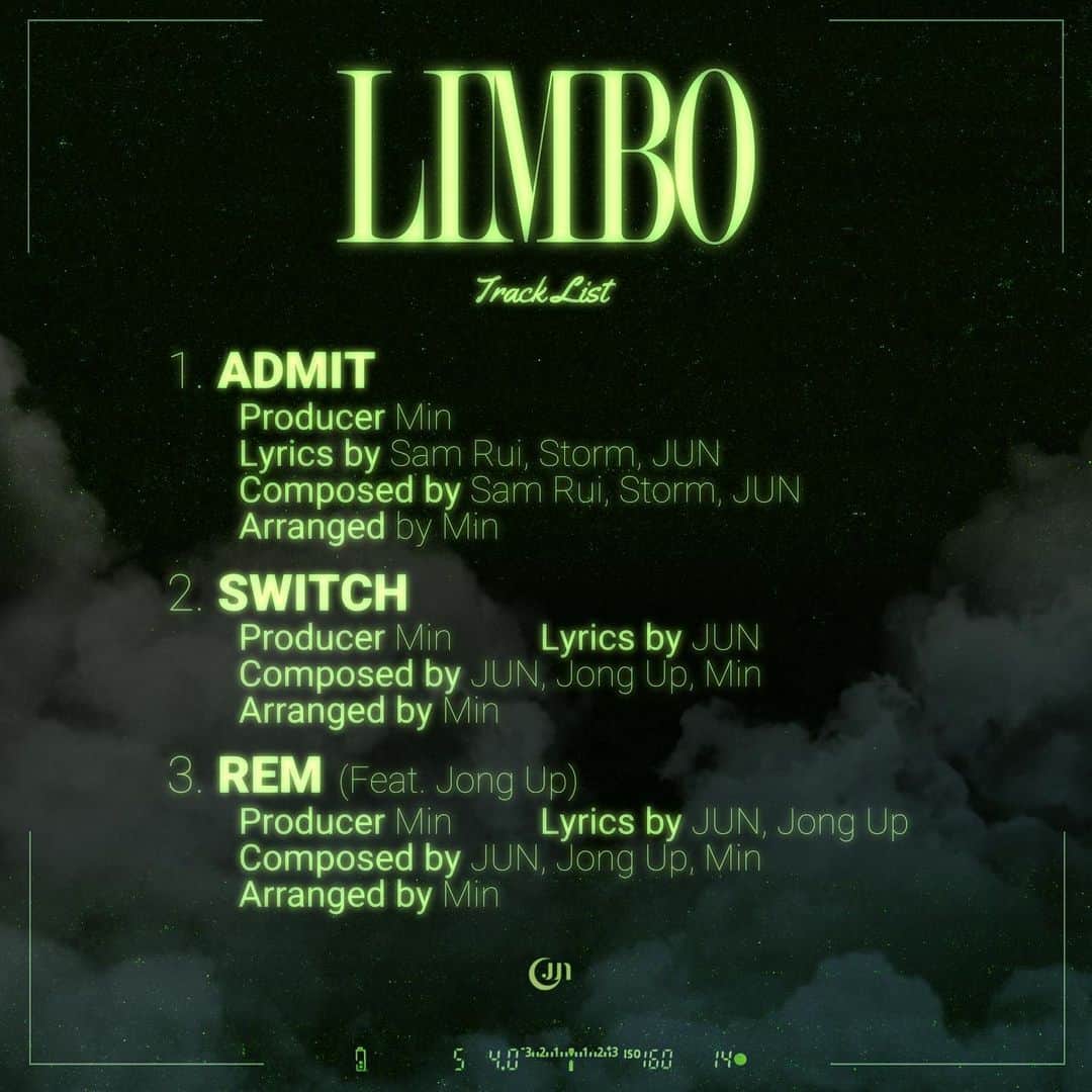 Jun Sung Ahnさんのインスタグラム写真 - (Jun Sung AhnInstagram)「LIMBO Mini Album TRACKLIST JULY 25th @00:00 . . #JUN #LIMBO #Switch #REM #Admit」7月19日 12時11分 - juncurryahn