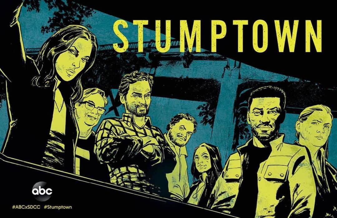 アメリカン・ブロードキャスティング・カンパニーのインスタグラム：「Take a look at the exclusive #Stumptown poster for @Comic_Con! #ABCxSDCC #SDCC #SDCC2019」