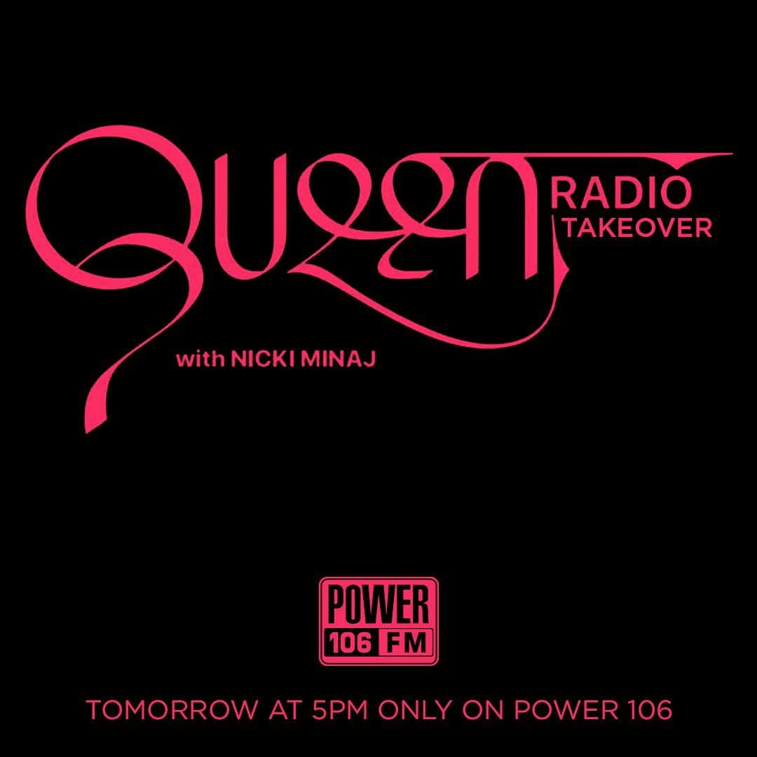 ニッキー・ミナージュさんのインスタグラム写真 - (ニッキー・ミナージュInstagram)「TMRW!!!!!!!!! @power_106 @djcarisma @djfellifel #QueenRadio takeover on POWER 106‼️‼️‼️‼️‼️‼️♥️♥️♥️♥️ 5PM PST @djeman」7月19日 13時27分 - nickiminaj