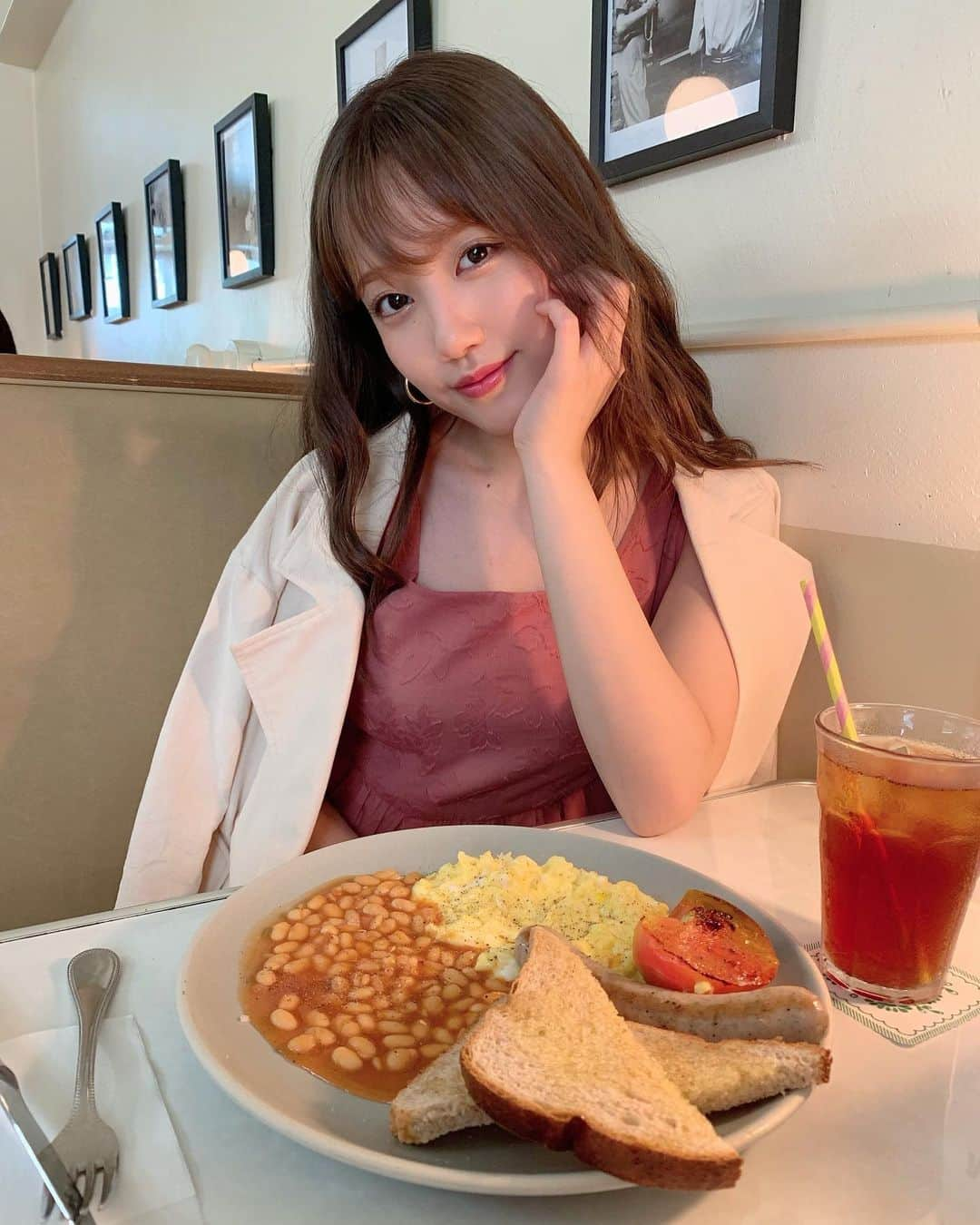 加藤玲奈さんのインスタグラム写真 - (加藤玲奈Instagram)「マネージャーさんと打ち合わせ兼ランチ🍴」7月19日 14時32分 - katorena_ktrn