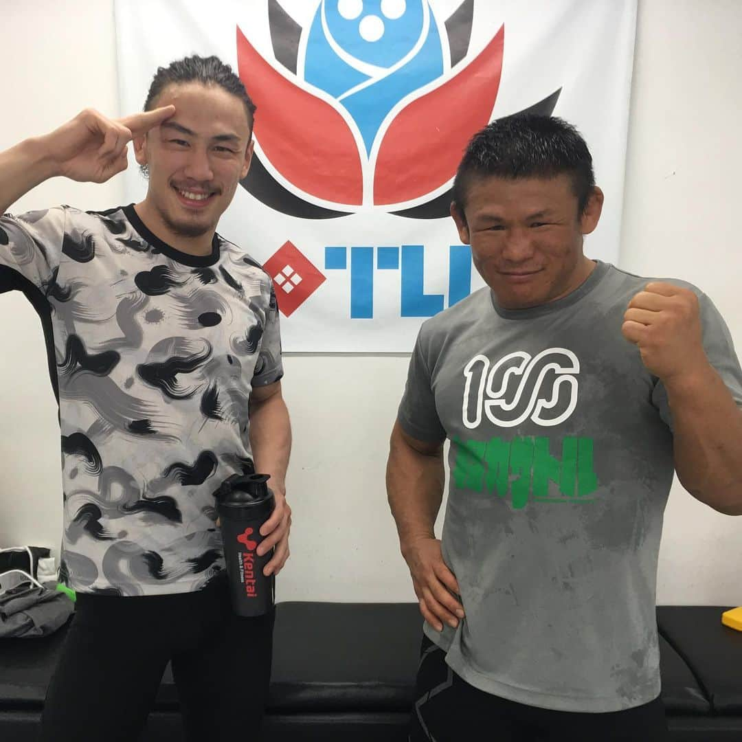 北岡悟さんのインスタグラム写真 - (北岡悟Instagram)「#矢地祐介 #北岡悟 #RIZIN17 #Kentai #onehundredathletic #100athletic #ロータス世田谷 #lotussetagaya」7月19日 16時31分 - lotuskitaoka