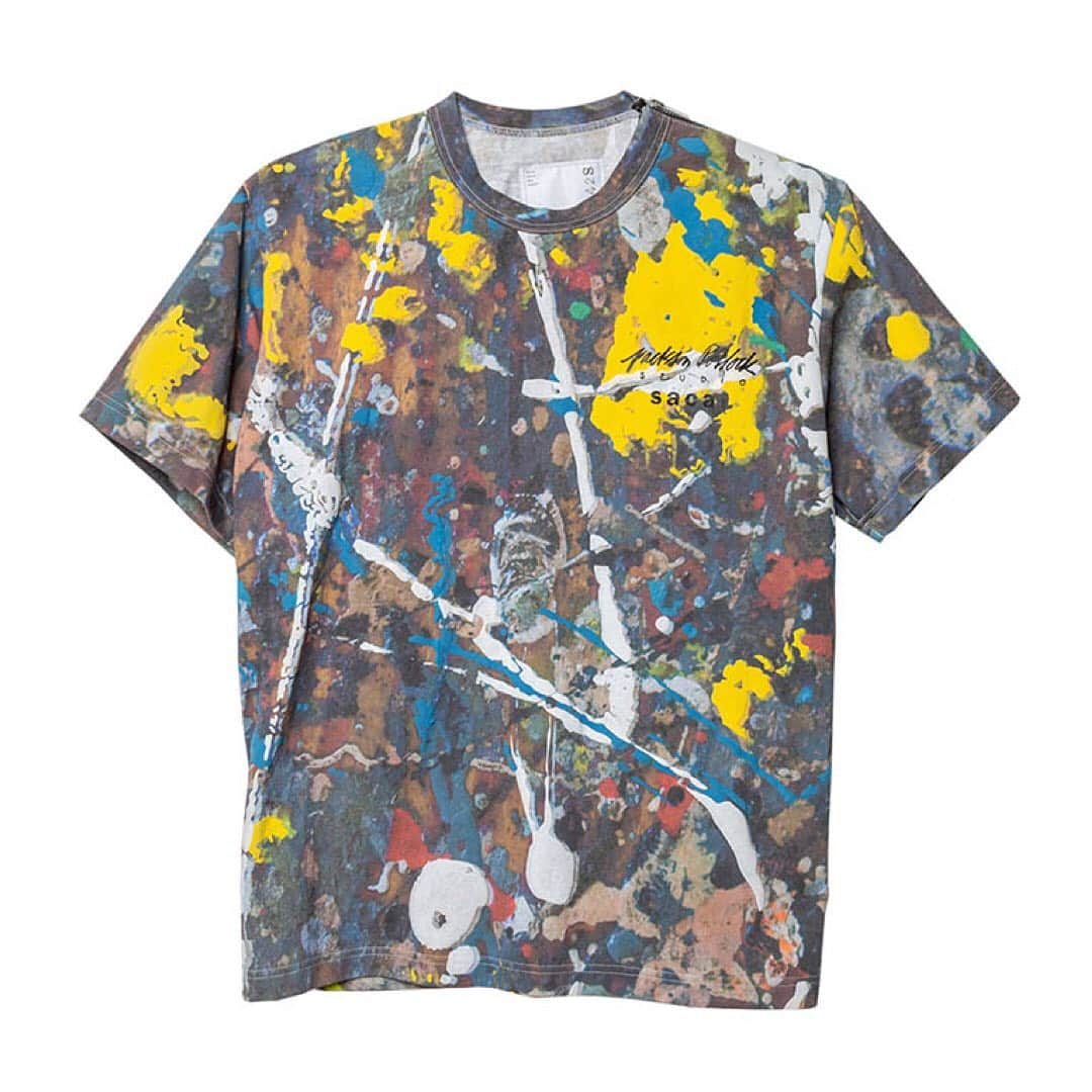 HYPEBEAST Japanさんのインスタグラム写真 - (HYPEBEAST JapanInstagram)「#hypebeaststyle : sacai が“抽象表現主義”アートを代表する Jackson Pollock Studio とのコラボアイテムをリリース。『sacai 青山』『DOVER STREET MARKET GINZA』『伊勢丹新宿メンズ館』『阪急メンズ東京』ではメンズサイズのデニムジャケットが限定発売 Photos: SACAI」7月19日 16時45分 - hypebeastjp