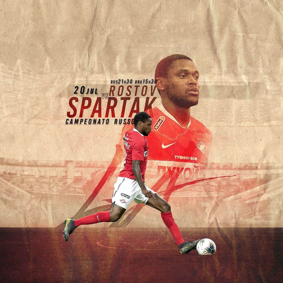 ルイス・アドリアーノのインスタグラム：「Que Deus nos abençoe ⚽️🔴⚪️🙏🏾」