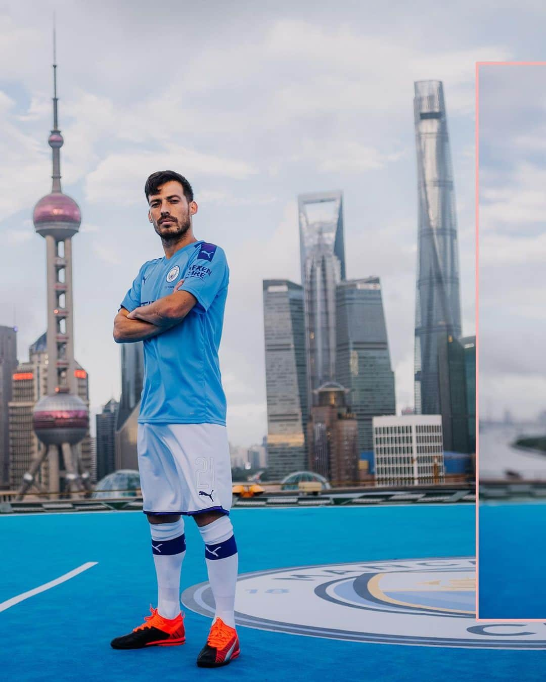 PUMA Footballさんのインスタグラム写真 - (PUMA FootballInstagram)「New gear looking 😻  Shanghai is 💙 @mancity」7月19日 19時22分 - pumafootball