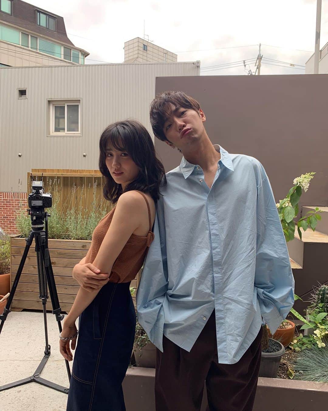 イ・サンヨプのインスタグラム：「😎 #오늘밤11시 #채널A #평일오후세시의연인  #오늘도맴찢일걸요훗」
