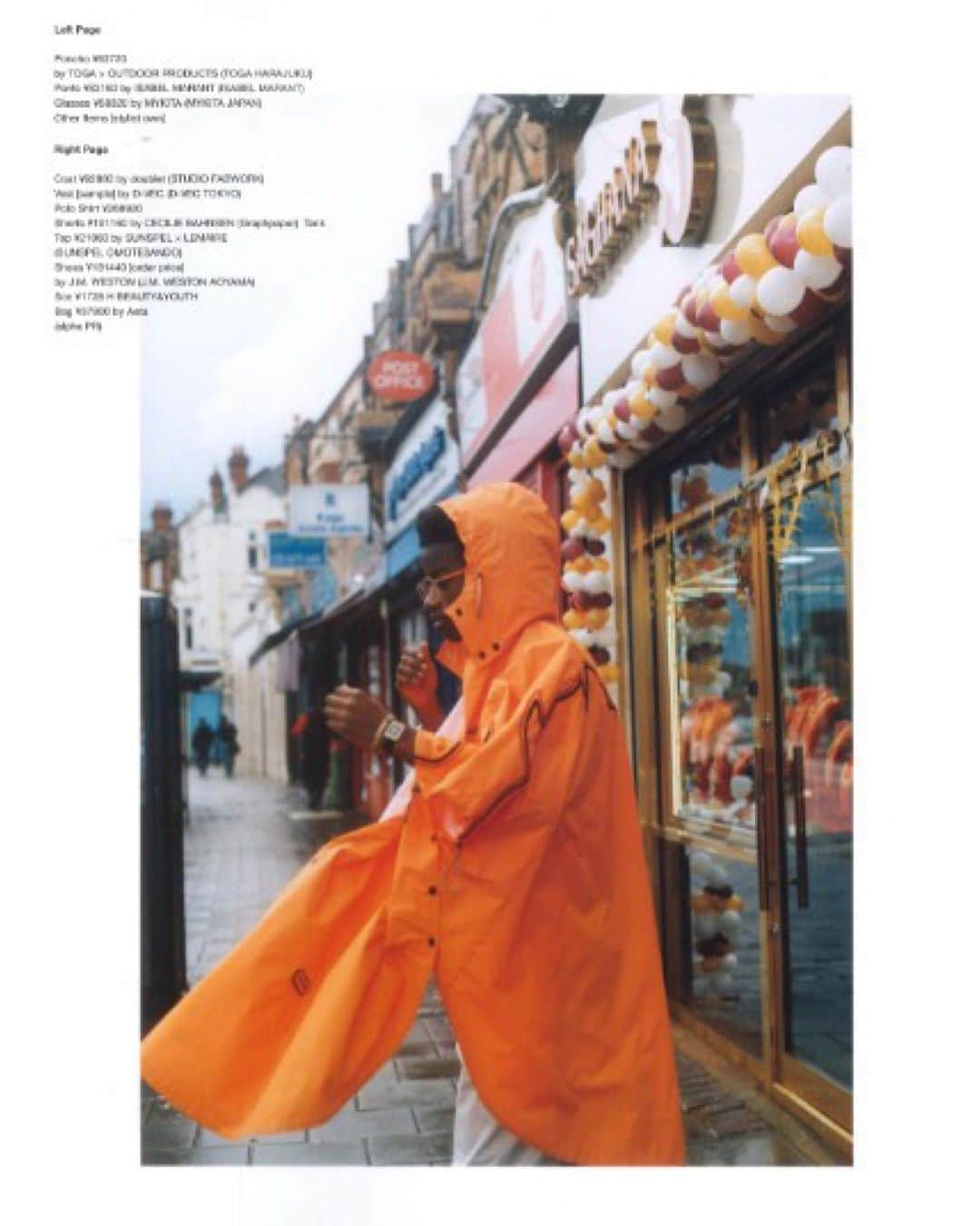 TOGAさんのインスタグラム写真 - (TOGAInstagram)「TOGA × OUTDOOR PRODUCTS orange poncho featured in @silvermag.jp A Poncho will be at TOGA stores in October. ・ Stylist #lambdatakahashi ・ #toga #togaarchives #togapulla #togavirilis #トーガ #トーガアーカイブス #トーガプルラ #トーガビリリース #outdoorproducts #アウトドアプロダクツ」7月19日 20時17分 - togaarchives