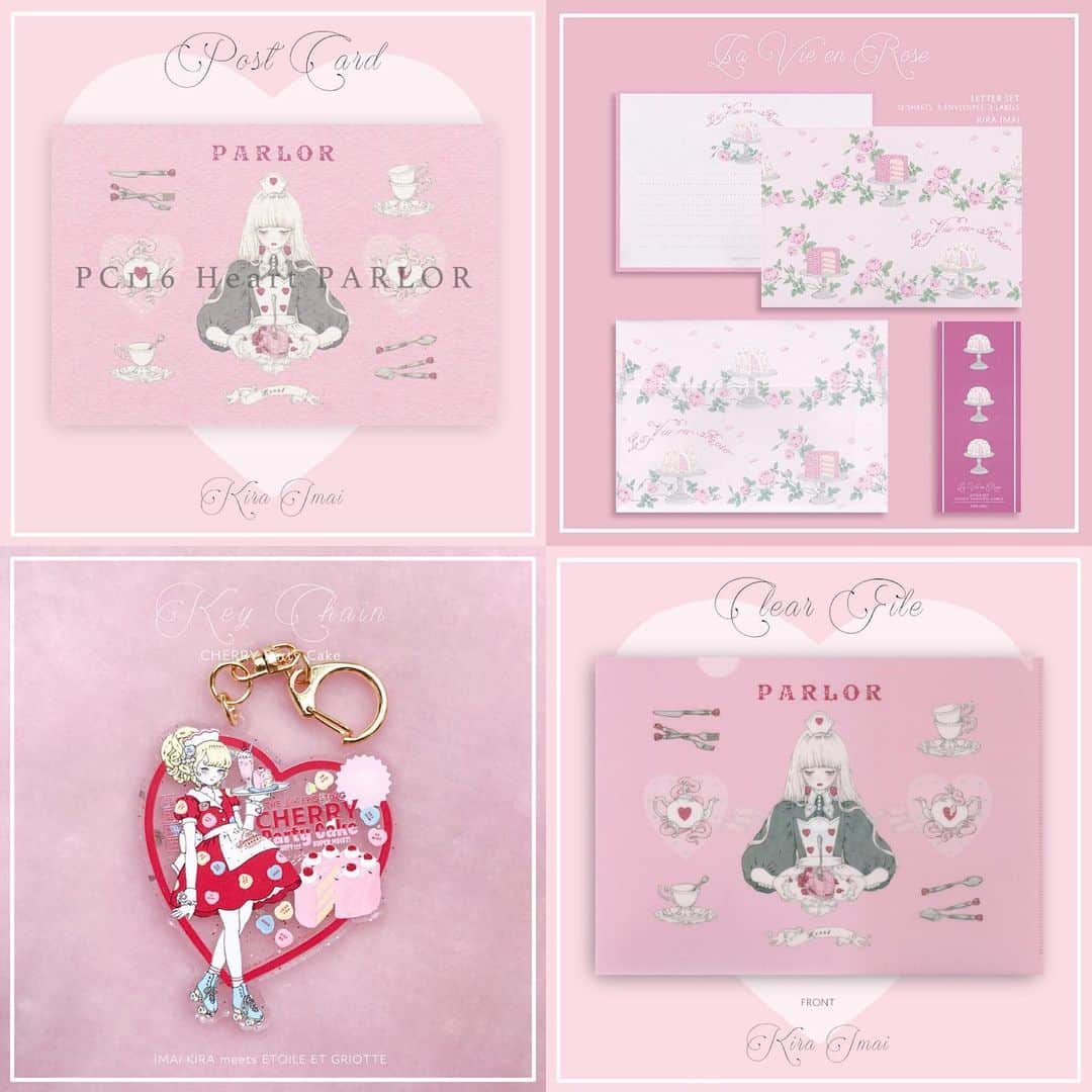 今井キラのインスタグラム：「Etoile et Griotte POPUP STORE﻿ “Sweet Heart CAKERY”﻿ ﻿ 明日7/20(土)こちらのアイテムを再入荷いたします💌﻿ ﻿ ※コラボキーチェーンは少数入荷の為お一人様2点までとさせていただきます﻿ ﻿ ※再販に伴い、混雑が予想されますので、事前にイベント会場を囲わせていただきます。﻿ イセタンガール内イベント会場横にお並び頂きました順番にご案内させていただきますので、﻿ 予めご了承くださいませ。﻿ ﻿ ※再販アイテムのお電話注文は入荷翌日7/21正午〜となります。(その時点で在庫のあるもののみ)﻿ ﻿ 最終日までどうぞよろしくお願いします！🎂」
