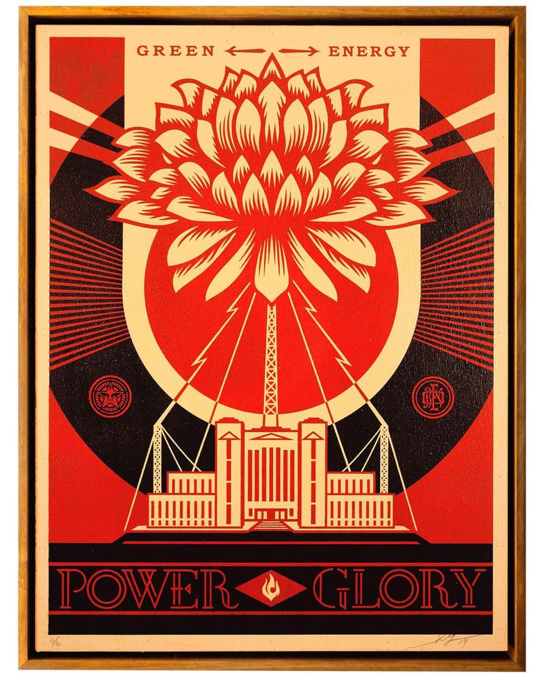 Shepard Faireyさんのインスタグラム写真 - (Shepard FaireyInstagram)「I'm excited that @parksproject collaborated with my design agency, @studionumberone and my gallery, @subliminalprojects for #PowerToTheParks - a week-long fundraising group exhibition to benefit the National Parks Conservation Association (NPCA)! Through art and discussion, our goal is to help generate support, educate, and ignite participation from today’s generation to save our National Parks. Many amazing artists have contributed their works to the show. Here's my Green Power piece that you'll get to see in person if you come out to the opening reception on July 27th, 7 pm - 10pm. You can find more info and RSVP through the link in bio. Thanks for caring, see you there! - Shepard ⠀⠀⠀⠀⠀⠀⠀⠀⠀﻿ Shepard Fairey Green Power, 2014 Silkscreen on Wood Panel 18 x 24" ⠀⠀⠀⠀⠀⠀⠀⠀⠀﻿ From July 27th to August 3rd, 50% of sales price of the artwork sold in this exhibition will be donated to National Parks Conservation Association (@npcapics), an organization whose mission is to protect and enhance America’s National Park System for present and future generations. ⠀⠀⠀⠀⠀⠀⠀⠀⠀﻿ #ParksProject #NPCA #SNO #subliminalprojects #obey #obeygiant #shepardfairey」7月20日 4時02分 - obeygiant
