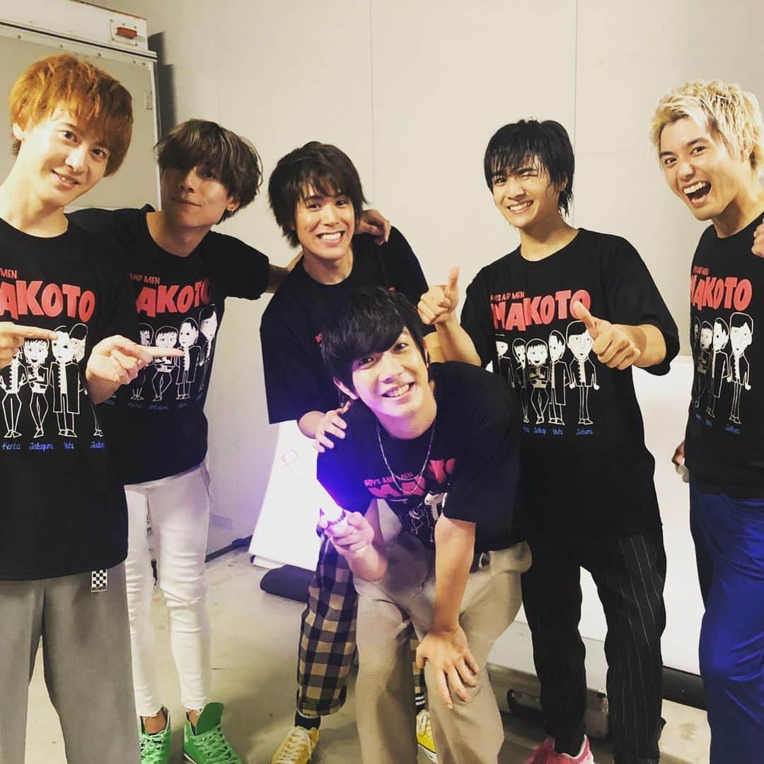 BOYS AND MENさんのインスタグラム写真 - (BOYS AND MENInstagram)「誠Zeppツアー福岡公演終了しました☺️💓 ありがとうございました💕  #ボイメン #誠 #本田剛文 #勇翔 #平松賢人 #土田拓海 #吉原雅斗 #田村侑久 #名古屋で収録後駆けつけました」7月19日 22時35分 - boysandmen_official