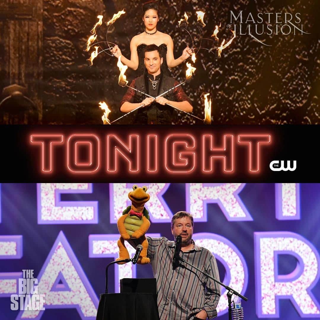 The CWさんのインスタグラム写真 - (The CWInstagram)「Follow the spotlight! #MastersOfIllusion and #TheBigStage are new TONIGHT starting at 8/7c! ✨: @tetromagic ✨: @terryfator」7月19日 23時01分 - thecw