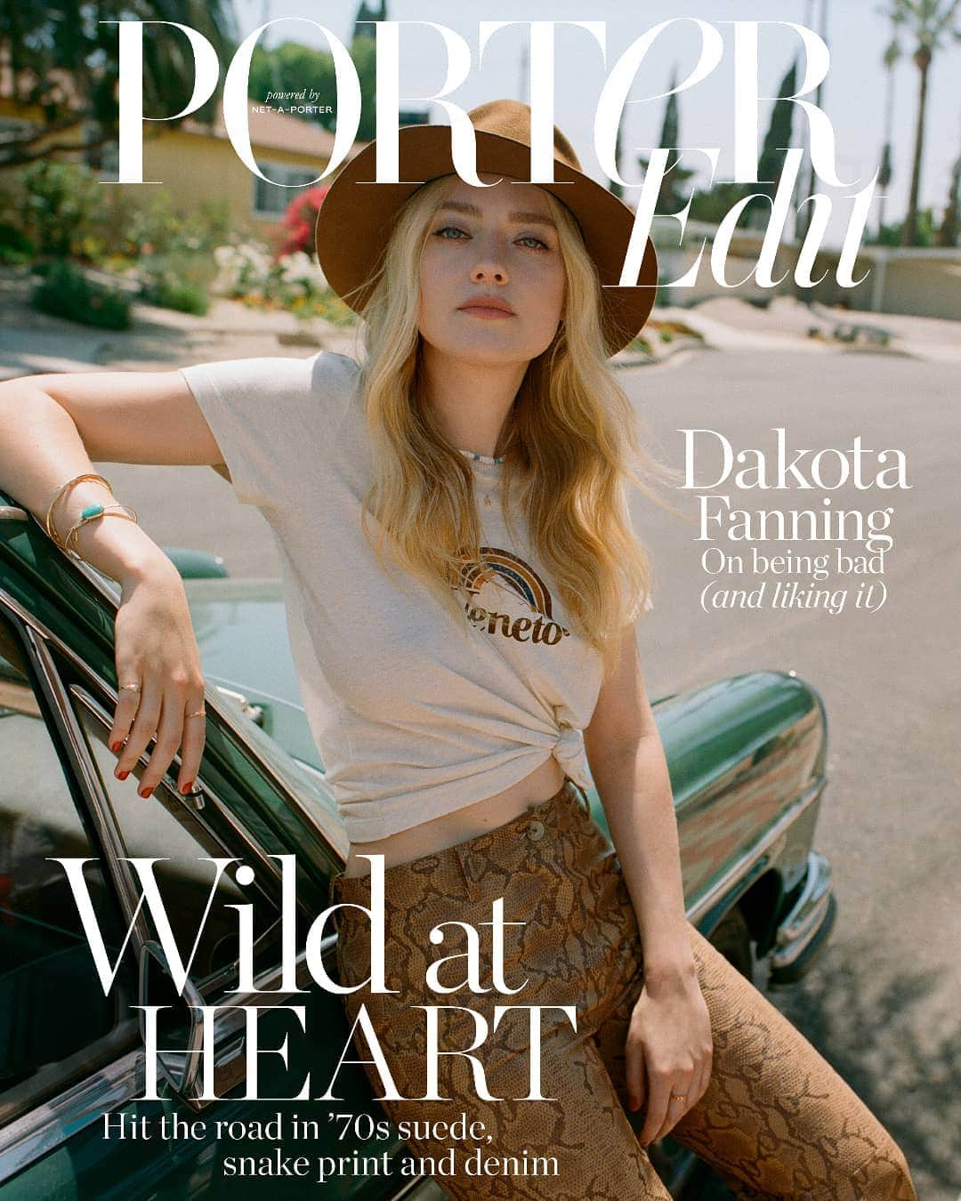 PORTER magazineさんのインスタグラム写真 - (PORTER magazineInstagram)「Fronting this week’s #PorterEdit, actor @DakotaFanning reveals the downsides of finding fame at a young age and what working with Quentin Tarantino on #OnceUponATimeInHollywood was really like, as she models the season’s ’70s-inspired suede, retro tees and cool denim. Click through the link in bio to read the interview & see the shoot. 📸: @msprouty Styling: @TTStyle」7月19日 23時04分 - portermagazine