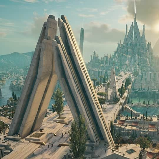 Ubisoftさんのインスタグラム写真 - (UbisoftInstagram)「Explore the lost city of Atlantis in #AssassinsCreedOdyssey! 🌊🔱」7月19日 23時42分 - ubisoft