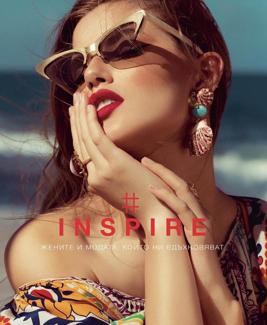 のインスタグラム：「Latest feature for @glamourbulgaria 😍✨ @daviscarrasquillo @nolzphotoart . . . . #bounkit #bounkitnyc #interchangeablejewelry #pectenpallium #turquoise #semipreciousstones #glamour #glamourbulgaria」