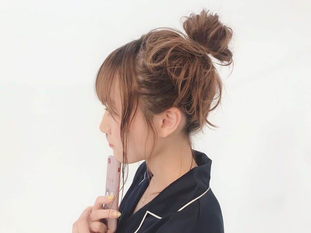 三浦菜々子さんのインスタグラム写真 - (三浦菜々子Instagram)「壁紙ダウンロード第三弾の撮影のとき髪可愛くしてもらったんだあ〜🍡 #壁紙 #第4弾 #ダウンロードしてね」7月20日 0時56分 - miura_nanako