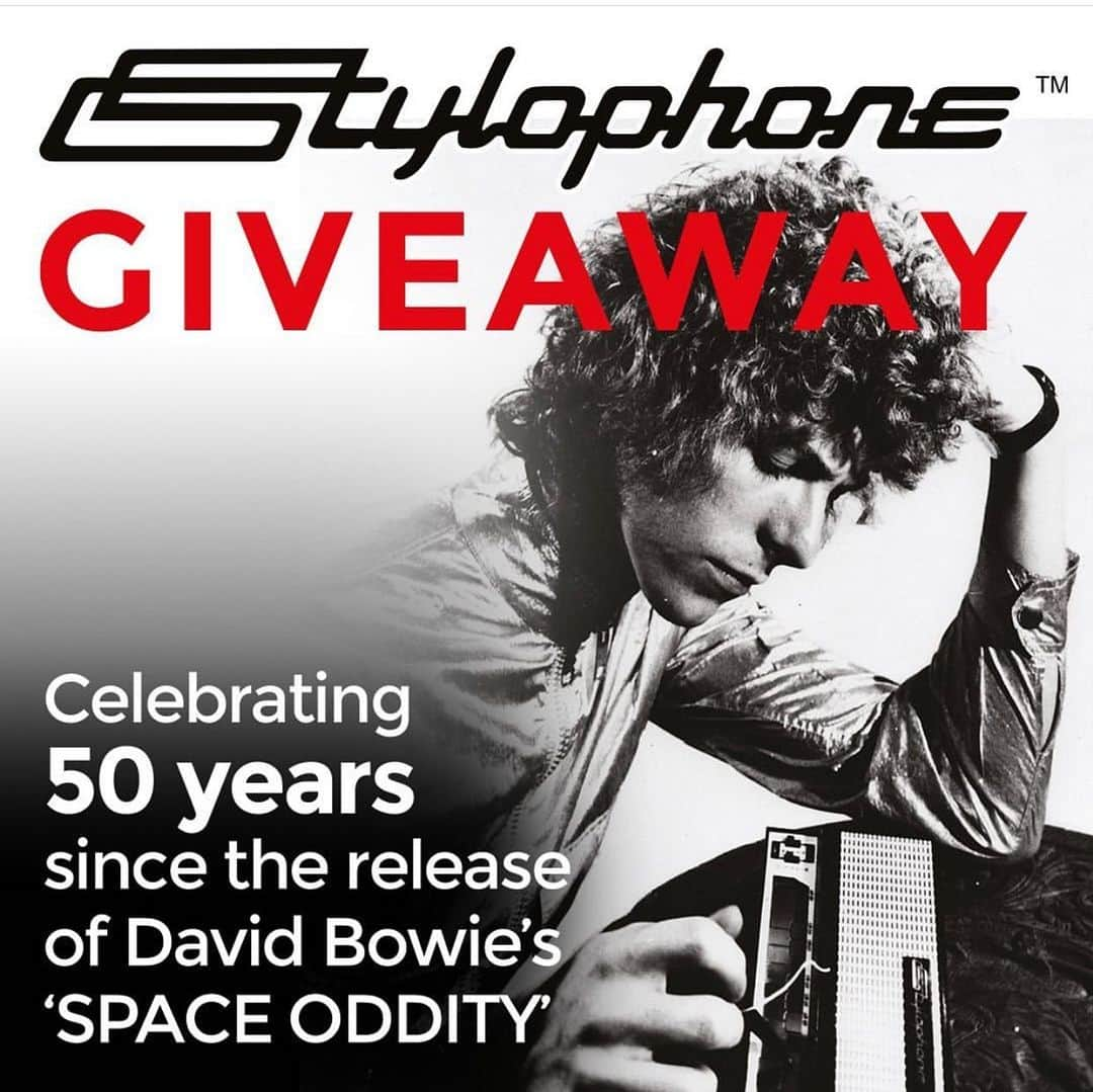 イマン・アブドゥルマジドさんのインスタグラム写真 - (イマン・アブドゥルマジドInstagram)「#rp @davidbowie #Repost @stylophone_official with @get_repost - ENDS TODAY ・・・ Celebrating 50 years since the release of 'SPACE ODDITY' by David Bowie.  We are giving away 5 fantastic Stylophone bundles. Includes: 🚀One Stylophone - original pocket synthesizer 🚀One Stylophone GEN X-1 - our portable analog synthesizer 🚀One Stylophone Beatbox - our percussion instrument  So that’s THREE portable Stylophone products in one stellar prize x 5.  And look, even if you have one of these in your possession already, you can start to build your own Stylophone orchestra!  Here’s what you need to do: ⚡FOLLOW - follow our account ⚡SHARE - share with 3 friends - (musicians/DJ's/synth heads/gear junkies - you know who they are!) ⚡COMMENT - Just tell us the song YOU think would sound great played on the Stylophone. Be creative to grab our attention! It's as easy as that!  On Friday 19th July we’ll pick the best answers from the comments and announce the lucky winners!  Spread the word! Tell your friends! Good luck!  #Stylophone #SpaceOddity #SpaceOddity50 #DavidBowie #MoonLanding #stylophonegenx1」7月20日 0時58分 - the_real_iman