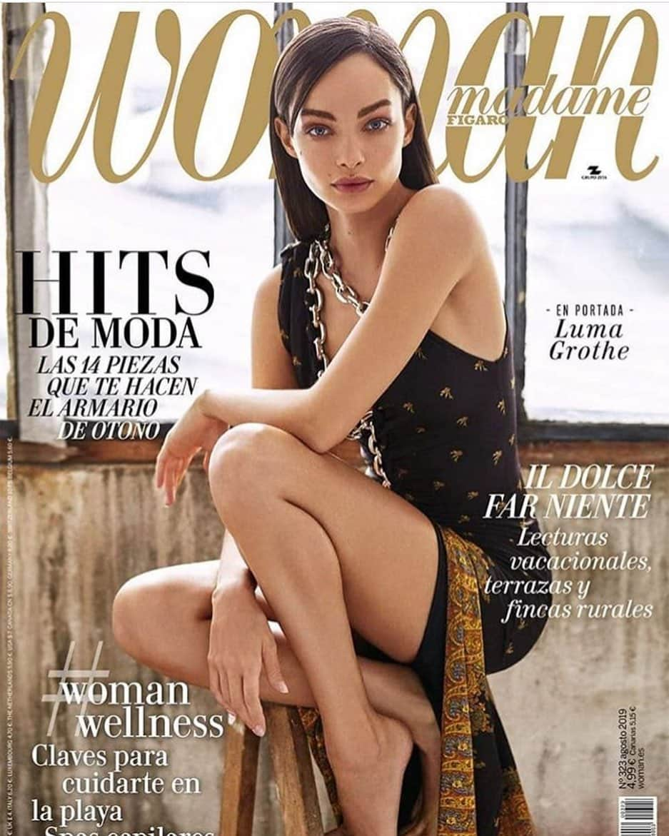 ルマ・グローテさんのインスタグラム写真 - (ルマ・グローテInstagram)「New cover out now 💋 @woman_es」7月20日 1時04分 - thelumagrothe