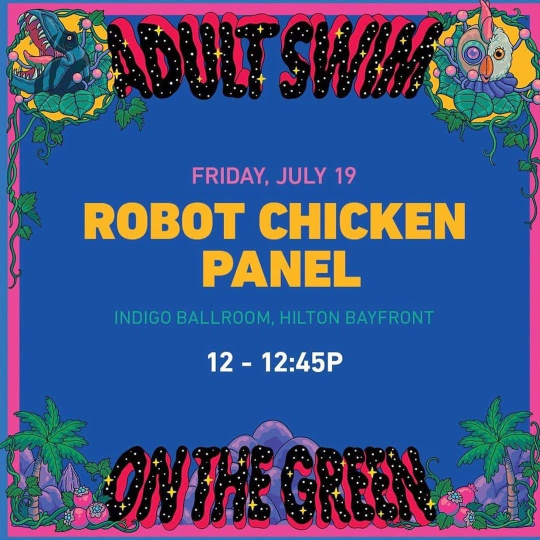 ブレッキン・メイヤーさんのインスタグラム写真 - (ブレッキン・メイヤーInstagram)「Its about to go down. Okay well in like 2 hours THEN it’s totally, y’know, going down. #Sdcc #RobotChicken」7月20日 1時56分 - breckinmeyer