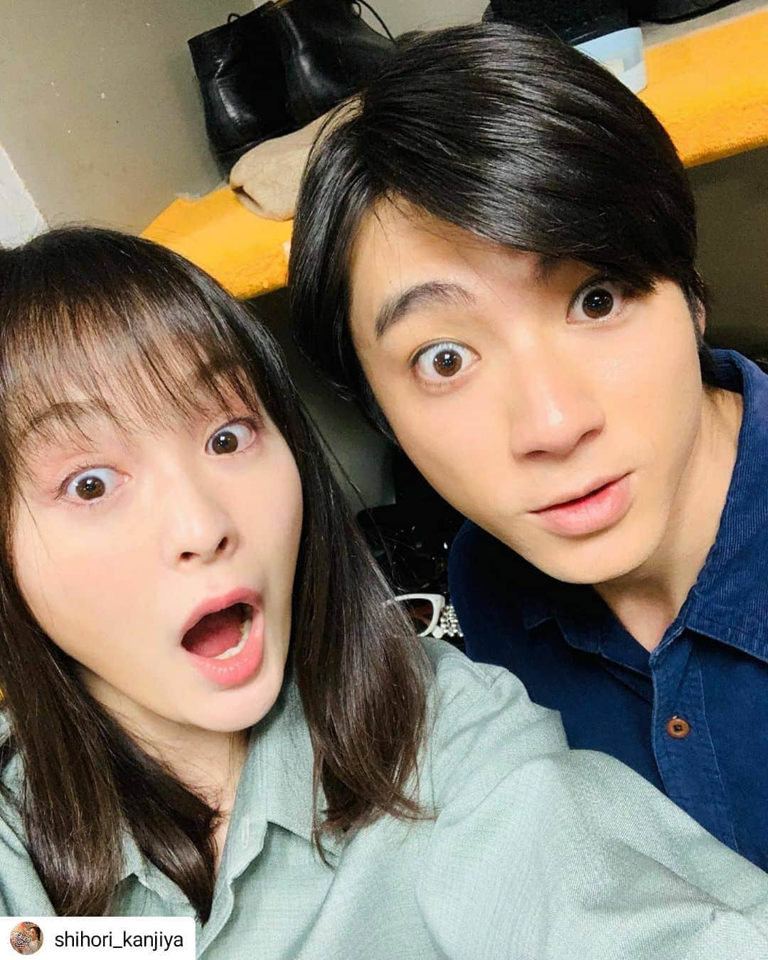 山田裕貴さんのインスタグラム写真 - (山田裕貴Instagram)「麻子さーん  あ、いや、貫地谷さん ありがとうございます  #Repost @shihori_kanjiya • • • • • 可愛すぎる 雪次郎とレミ子。 この日の撮影は癒されたなぁ。 #nhk #なつぞら #山田裕貴 #藤本沙紀」7月20日 13時06分 - 00_yuki_y