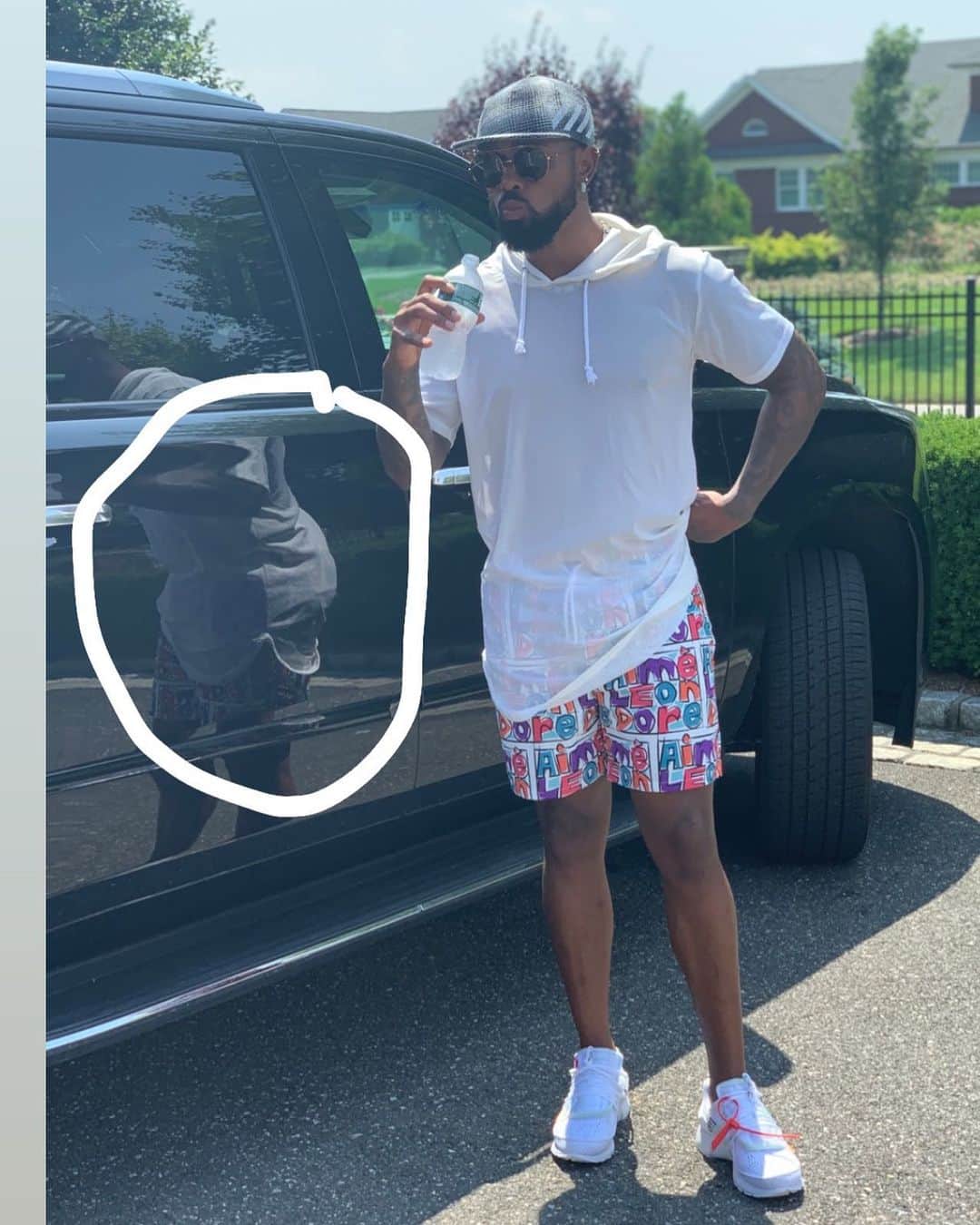 ホセ・レイエスのインスタグラム：「Realidad vs filtro 🤢🤢😂」