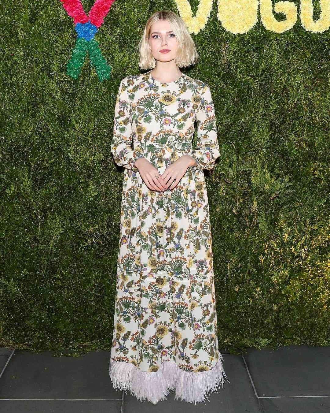 Just Jaredさんのインスタグラム写真 - (Just JaredInstagram)「@lucyboynton1 gorgeous in @ladoublej at the @vogue @saks tennis match & intimate dinner event! See more on JustJared.com now Photos: @gettyimages」7月20日 5時30分 - justjared