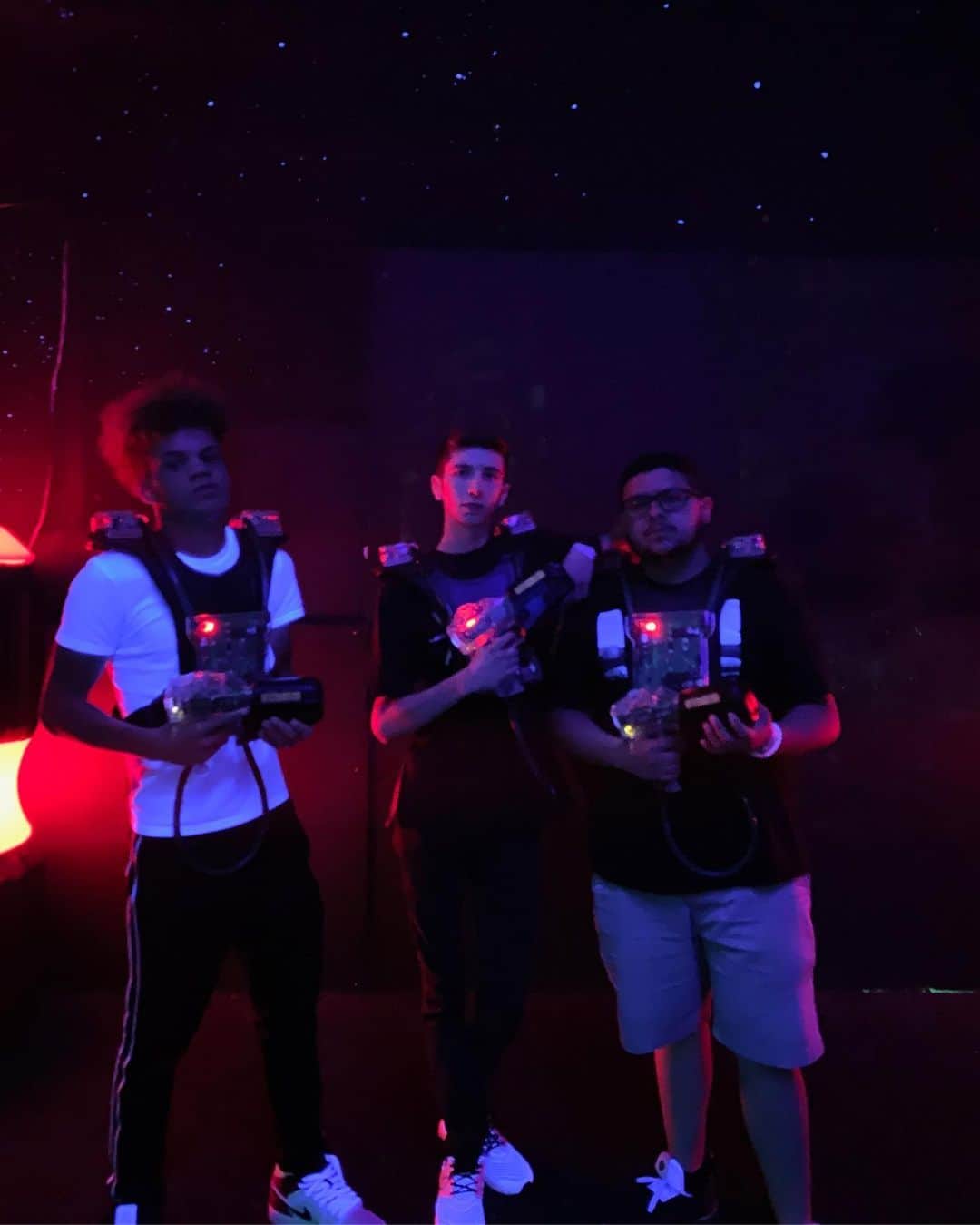 リコ・ロドリゲスのインスタグラム：「We didn’t choose the laser tag life, the laser tags life chose us ✊🏽✊🏽」