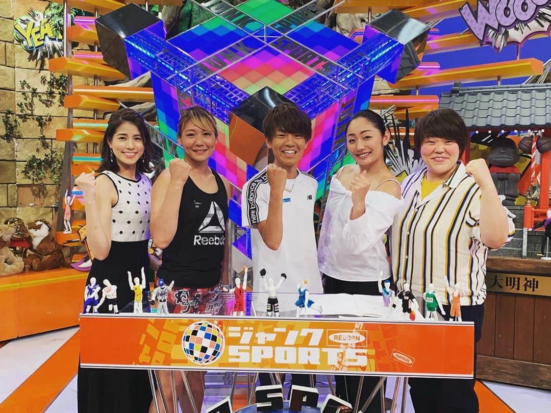 杉本美香さんのインスタグラム写真 - (杉本美香Instagram)「・ 📺ジャンクSPORTS📺 7月21日（日） 19:00〜20:00 フジテレビ 【一流アスリートが恩人に感謝した瞬間を告白！】 ・ 朝めざましジャンケンをしてると伝えることが出来ました✊✌️🤚 永島優美アナウンサー @yuumi_nagashima はテレビのままでホンマにいい方でした🥰 ・ 地元が近くの浜田雅功さんとも久しぶりにお会いできた🤩 最高の喝いただきましたー＼(^o^)／最高✨ ・ 是非お時間ある方は観てください📺 ・ #ジャンクSPORTS #日曜夜七時 #感謝スペシャル #感謝する人たくさんいる #笑顔 #smile😊」7月20日 9時13分 - mika__sugimoto