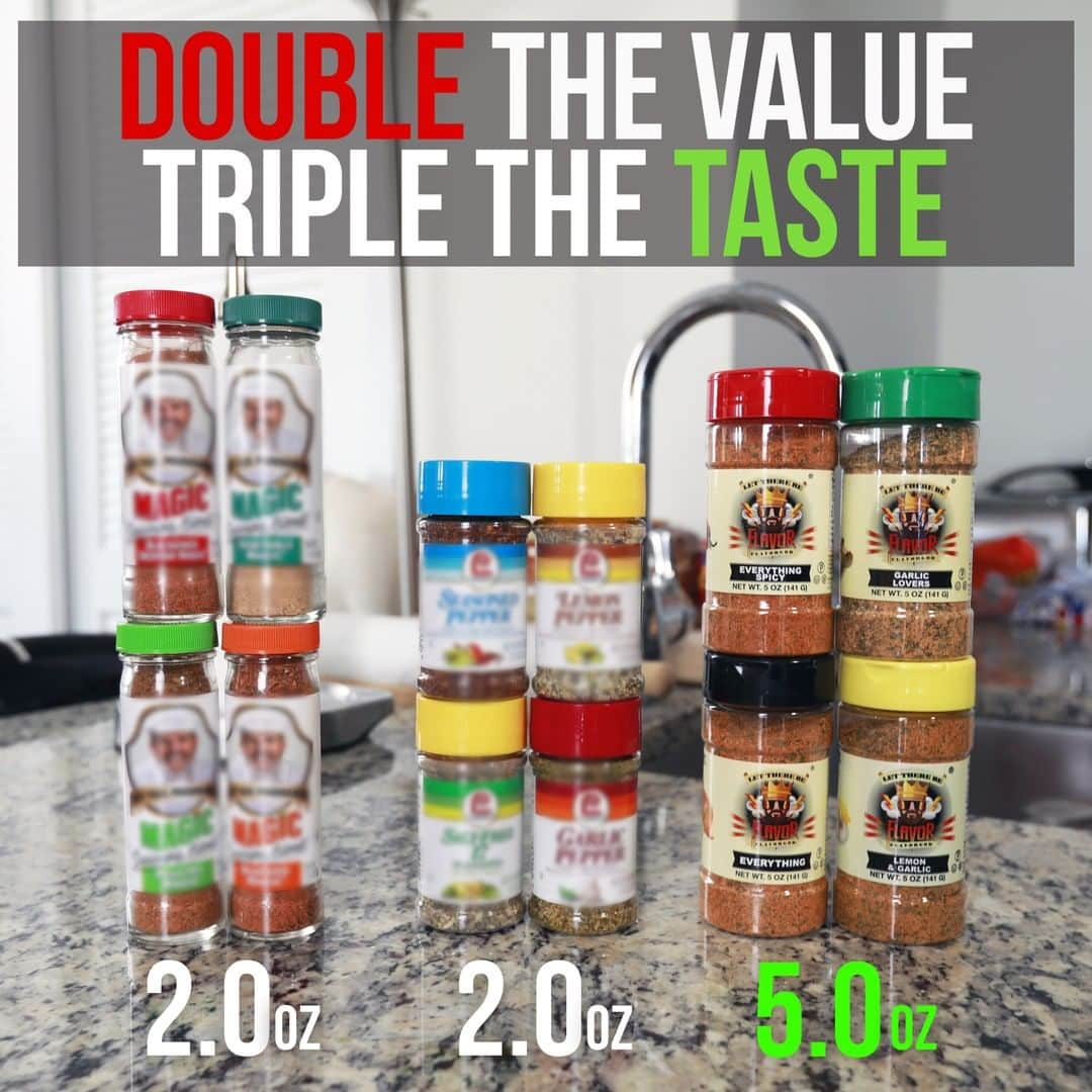 Flavorgod Seasoningsさんのインスタグラム写真 - (Flavorgod SeasoningsInstagram)「DOUBLE the Value, TRIPLE the Taste! 😬😬😬⁠ -⁠ After years of development, I decided to create a seasoning that would optimize the flavor of every food it touched at the discretion of the user. This seasoning would be a carefully crafted blend of herbs and spices that could offer a progression of flavors to your meals that is consistently absent from commercial brands. It became "everything" I'd ever wanted in a seasoning.⁠ -⁠ #flavorgod Seasonings on Sale!🔥🔥🔥⁠ Click the link in my bio @flavorgod⁠ ✅www.flavorgod.com⁠ -⁠ Flavor God Seasonings are:⁠ 💥 Zero Calories per Serving ⁠ 🙌 0 Sugar per Serving⁠ 🔥 KETO ⁠ 🌿 VEGAN ⁠ 🥩 Paleo⁠ 🌊 Low salt⁠ 🌱 Gluten Free & Kosher⁠ 🚫 NO MSG 🚫 NO SOY⁠ 🥛 DAIRY FREE *except Ranch ⁠ ☀️ All Natural & Made Fresh⁠ ⏰ Shelf life is 24 months⁠ -⁠ -⁠ #food #foodie #flavorgod #seasonings #glutenfree #mealprep  #keto #paleo #vegan #kosher #breakfast #lunch #dinner #yummy #delicious #foodporn ⁠ ⁠ ⁠」7月20日 10時34分 - flavorgod