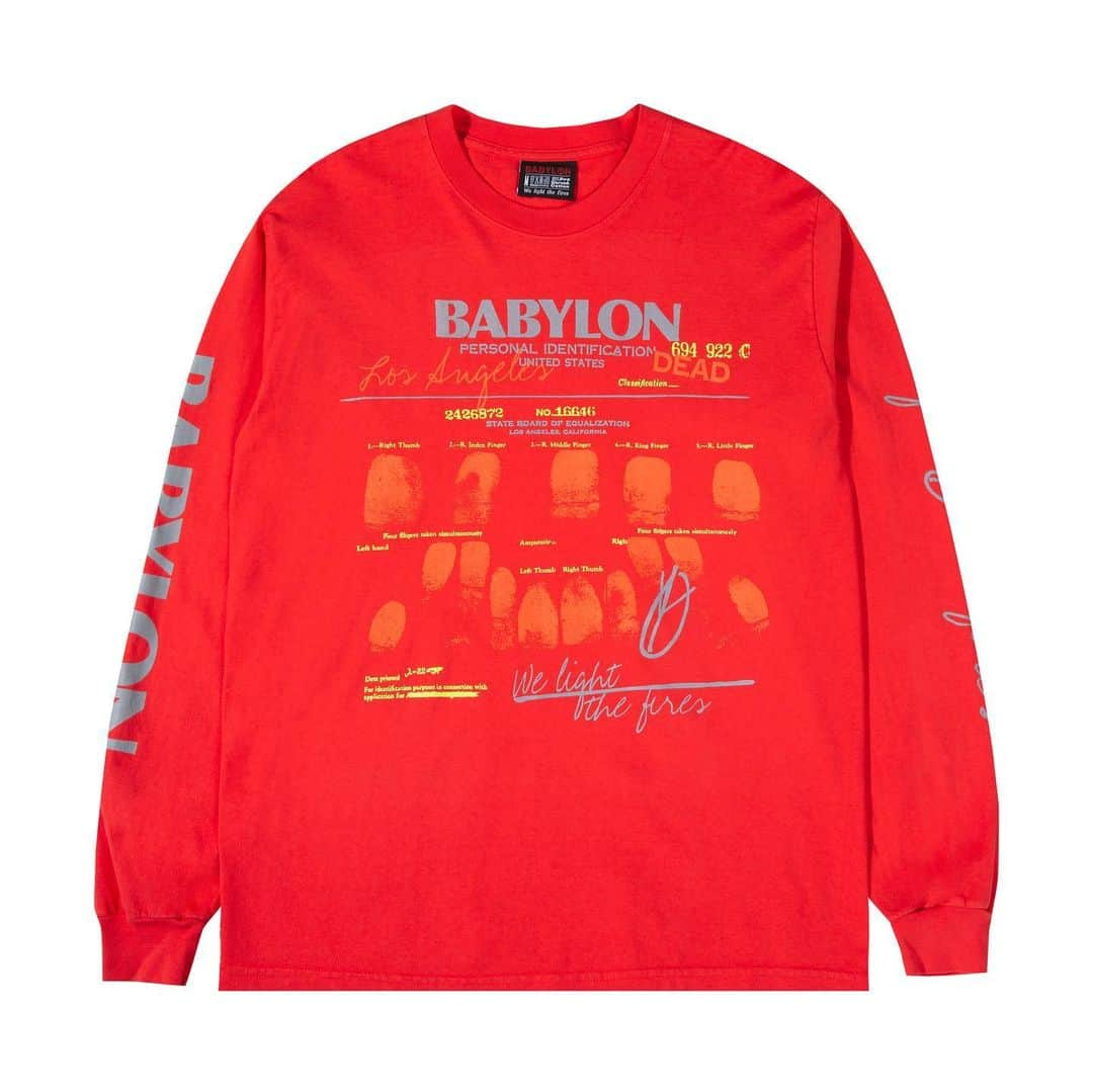 Babylon LAさんのインスタグラム写真 - (Babylon LAInstagram)「Crime Longsleeve Available Now @ Babylon.la」7月20日 11時21分 - babylon.la