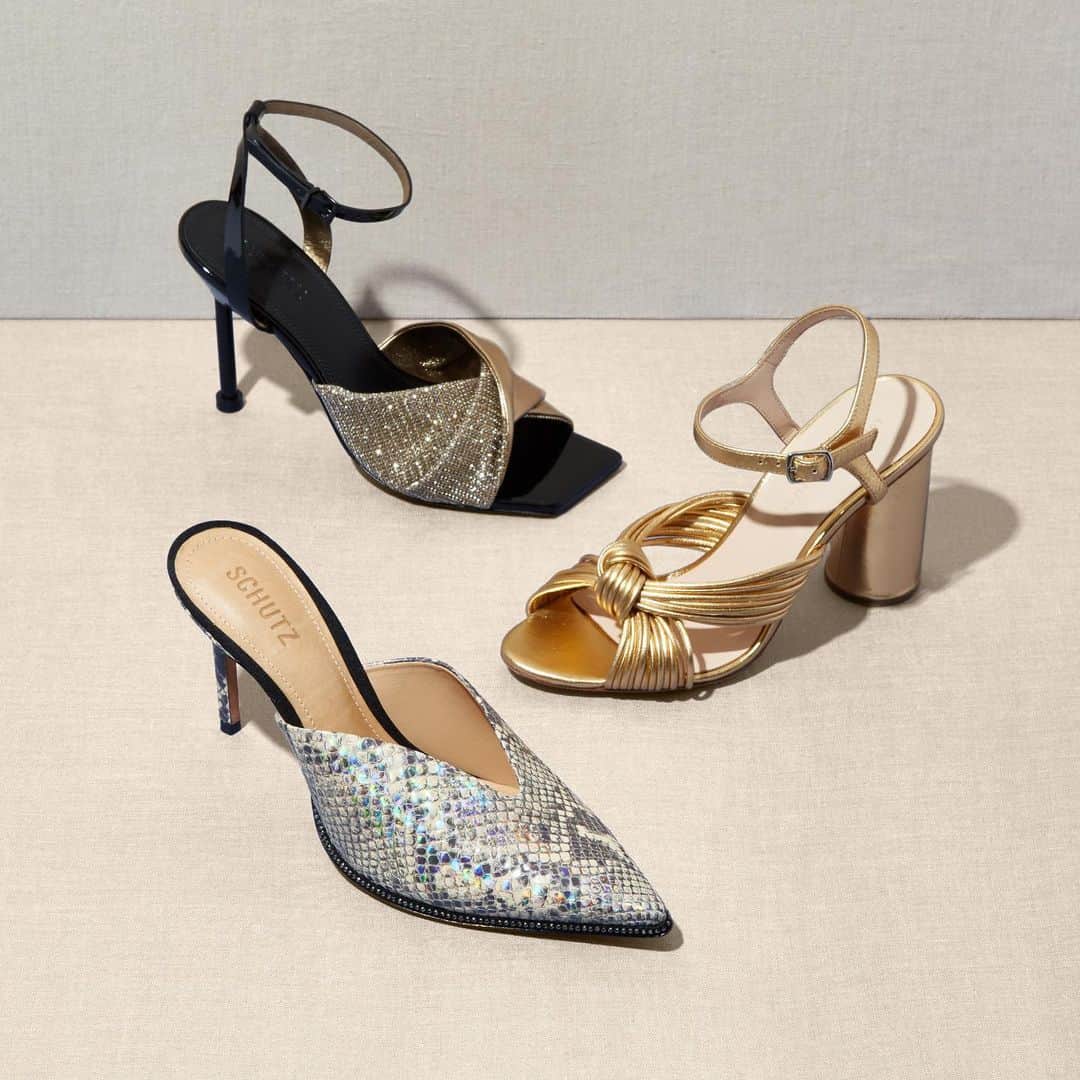 Saks Fifth Avenueのインスタグラム：「SHINE ON: Step it forward this Saturday in shoes that glitter and sparkle from @mercedescastillo, @loefflerrandall, and @schutz.」