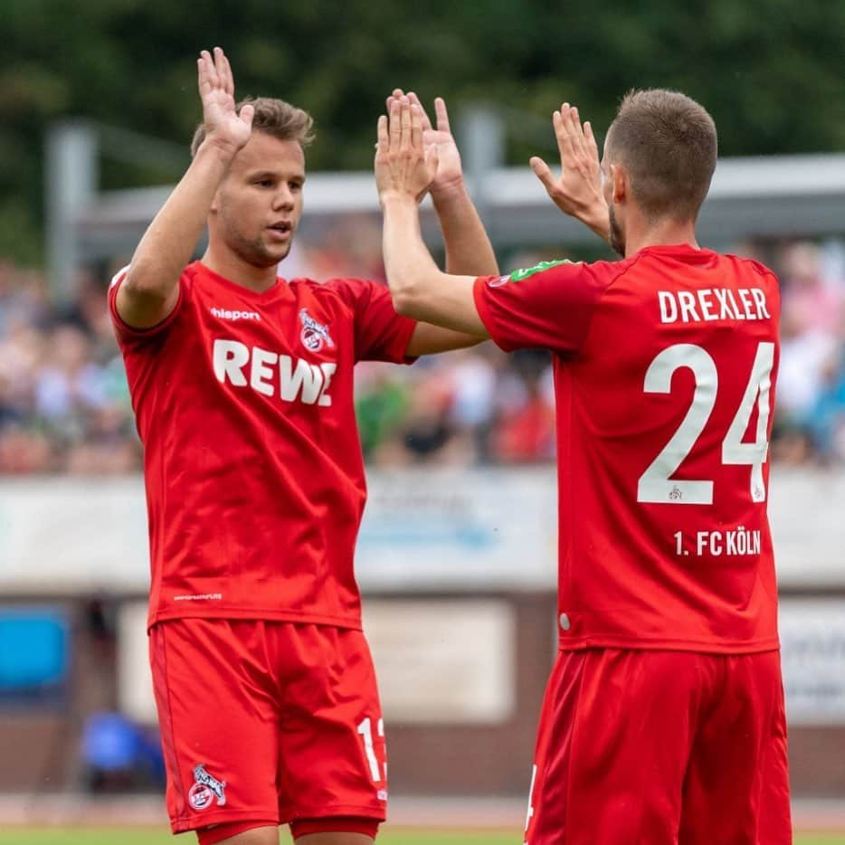 1.FCケルンさんのインスタグラム写真 - (1.FCケルンInstagram)「Erstes Spiel, erster Sieg ✔️ Im Vorbereitungsturnier in Lohne gewinnt der #effzeh mit 3:0 gegen den @vflosnabrueck 🔴⚪️💪🏻 #fckoeln #kölle #köln」7月20日 22時06分 - fckoeln