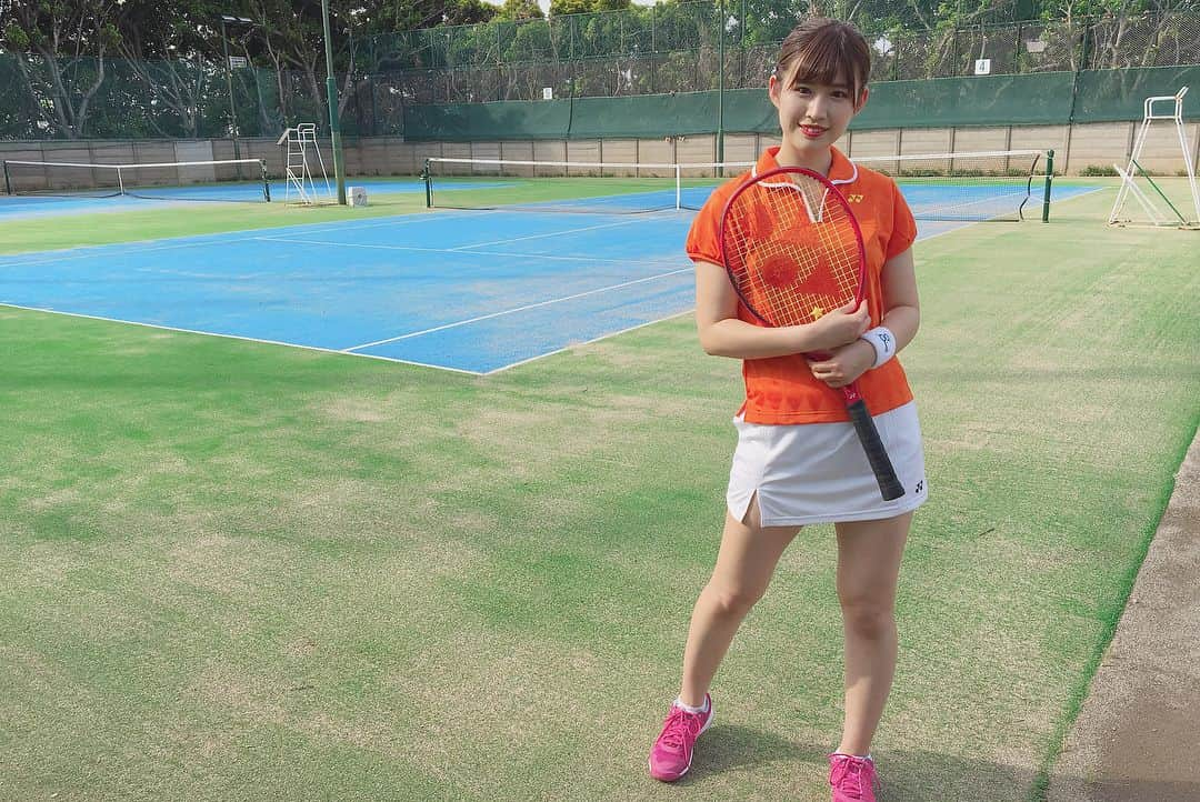 佐藤朱さんのインスタグラム写真 - (佐藤朱Instagram)「スマッシュ最新号発表中🎾 . 連載「TENIGO!」で武蔵大学テニス部さんを訪問させて頂きました✨様々な練習メニューができて、いつの間にか私もガチ練してました！笑 . ぜひ読んでね〜！！！ #スマッシュ #テニス」7月20日 22時25分 - akari_miyagi