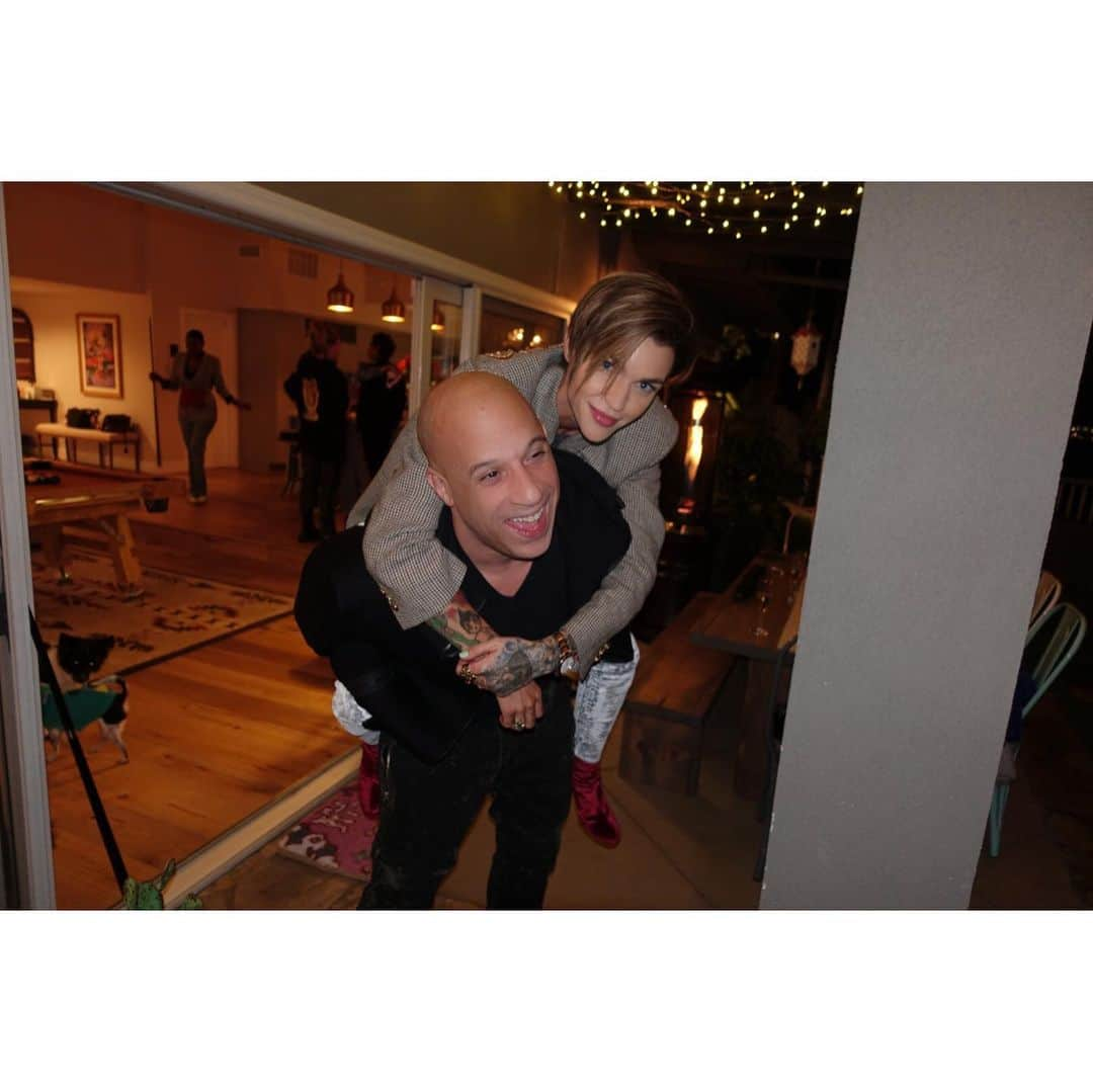 ルビー・ローズさんのインスタグラム写真 - (ルビー・ローズInstagram)「I just had to stop what I’m doing before I lose another day without wishing my favorite Man in the whole world a HAPPY BIRTHDAY. @vindiesel We have spent many birthdays, Easters, holiday, family events and even had the pleasure of “working” together in film and music. You are my brother, my family and my happy place. Without you in my life, I would be missing out on one of my most beautiful soul connections I’ve ever had. I love you with my whole heart and I wish I could have been there to share another special day with you. Xx」7月20日 15時43分 - rubyrose