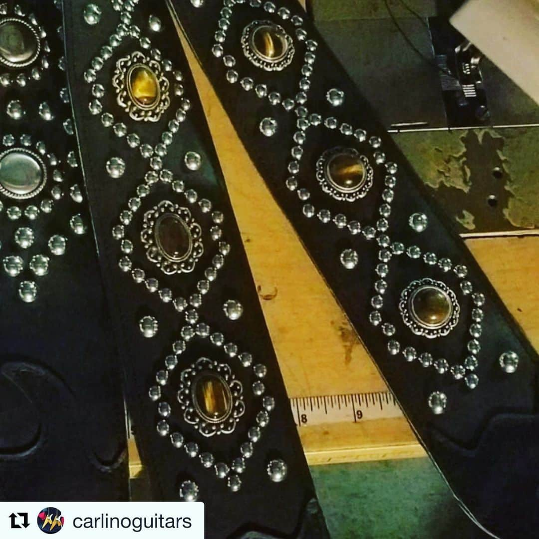 オリアンティさんのインスタグラム写真 - (オリアンティInstagram)「Can’t wait !!! ✨✨🔮 #Repost @carlinoguitars with @get_repost ・・・ Sneak peek of the Orianthi tiger eye signature strap, others coming include clear crystal, rose quartz, amethyst, Citrine (very rare), agate, Black opal, obsidian and a rare red sandstone all part of her energy series line」7月20日 15時51分 - iamorianthi