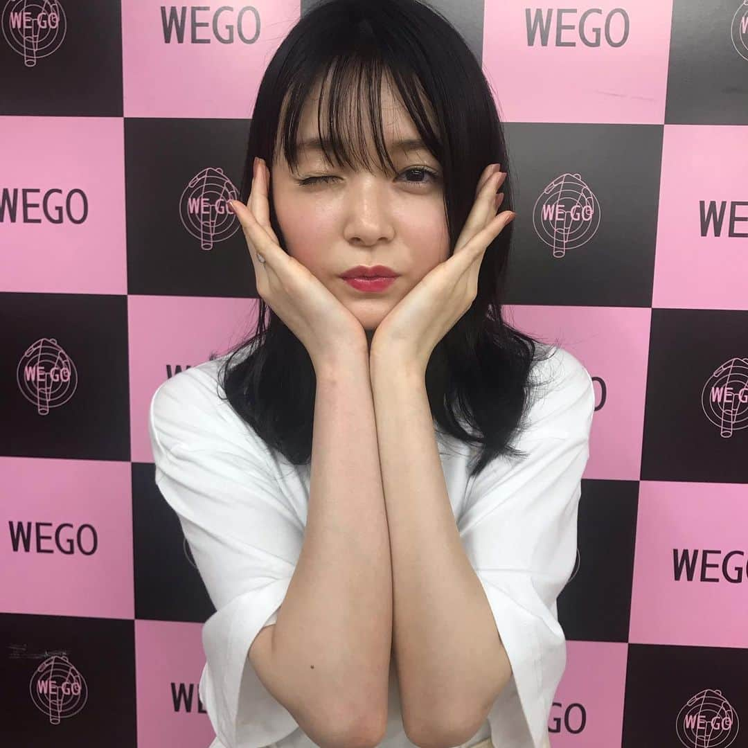 WEGOさんのインスタグラム写真 - (WEGOInstagram)「❤︎Rinka kumada×WEGO Cheki ivent❤︎ 本日WEGO 大須店にご参加頂いた皆さま、ありがとうございました♡ 明日7/21(日)はWEGO 心斎橋店にて開催いたしますので、沢山のご参加お待ちしております❤︎ . #久間田琳加#wego#wego25th」7月20日 16時02分 - wego_official