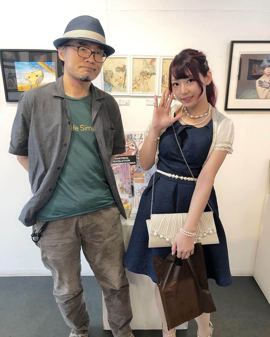 えっちゃんさんのインスタグラム写真 - (えっちゃんInstagram)「#プロジェクトエロチカ 展 行ってきた！ 20分しかいられなかったけど目が幸せだ！  #丸尾末広 先生の作品生で見るの初めてだったし、 #山本タカト さん #春川ナミオ さん… いつか絵を買いたい😍」7月20日 16時09分 - ecchan_bom2