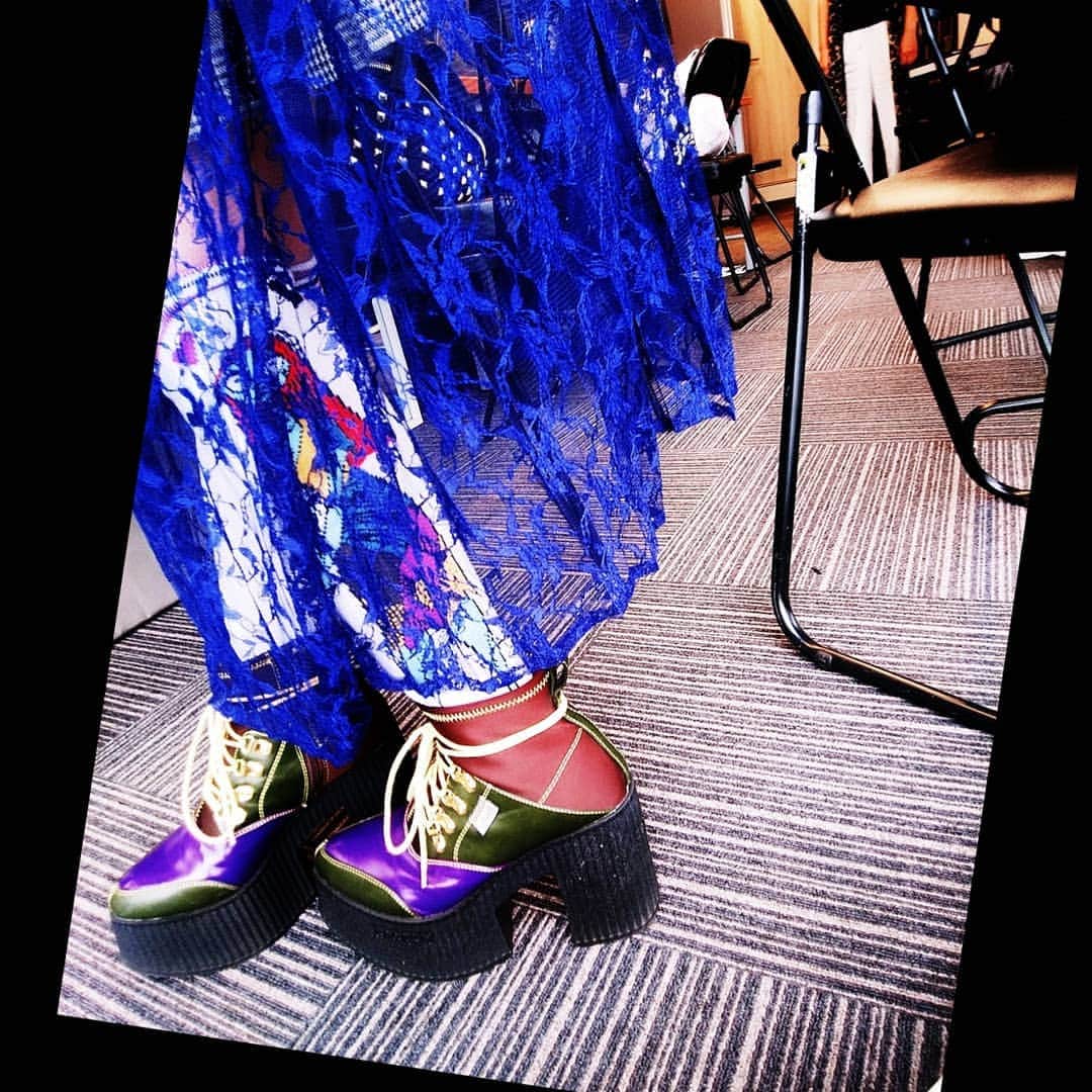 Machicoさんのインスタグラム写真 - (MachicoInstagram)「#Machico #FUNFANEVENT2  ありがとうございました～🍒 衣装はこんな感じ～👑 ｲﾍﾞﾝﾄでは珍しいベレー帽🎵 靴下にサリー隠れてたんだあ😛  #セルフ衣装 #低身長コーデ #152cm」7月20日 17時45分 - machico_3s25
