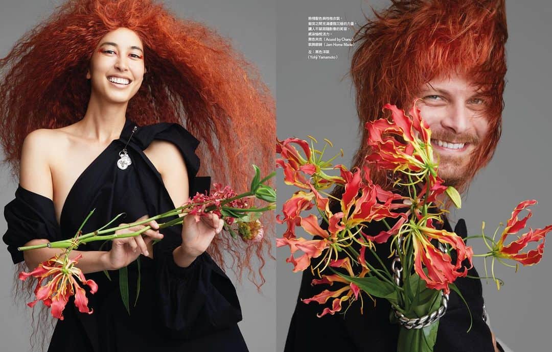 レスリー・キーさんのインスタグラム写真 - (レスリー・キーInstagram)「Vogue Taiwan July 2019 issue 「Universal Harmony」 Photographed by Leslie Kee Styling by @yoshi_miyamasu (signo) @signo_inc  Hair by @felixfischerhair (factory downtown) Makeup by Maki H (The Wall Group) Filming & Editing by @_dryart @shihomel (Biri Biri) Flowers by Dilgence Parlour  Styling assistant Madoka Hirasawa Retouching Fight Club V for Victory project supported by @evolisjapan  Shooting produced by @chanmaru1980  Casting support by @oi_chan_  Artists :  @aoiyamada0624 @chibimoeko87  Models : Joshua Vincent Ogg, Louise Lila @momo_vincento @louiselila  Images Models @image_models representing @rikatatsuno @andy_bigisland @minori_nakada @shenshenshenshen @elisyulina」7月20日 18時53分 - lesliekeesuper