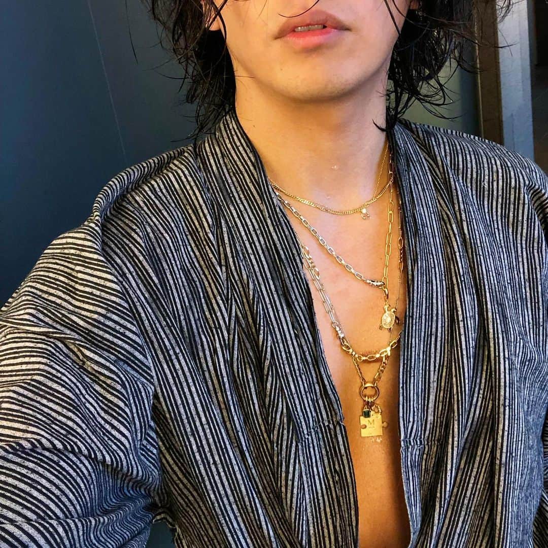 稲木ジョージのインスタグラム：「👘💎」