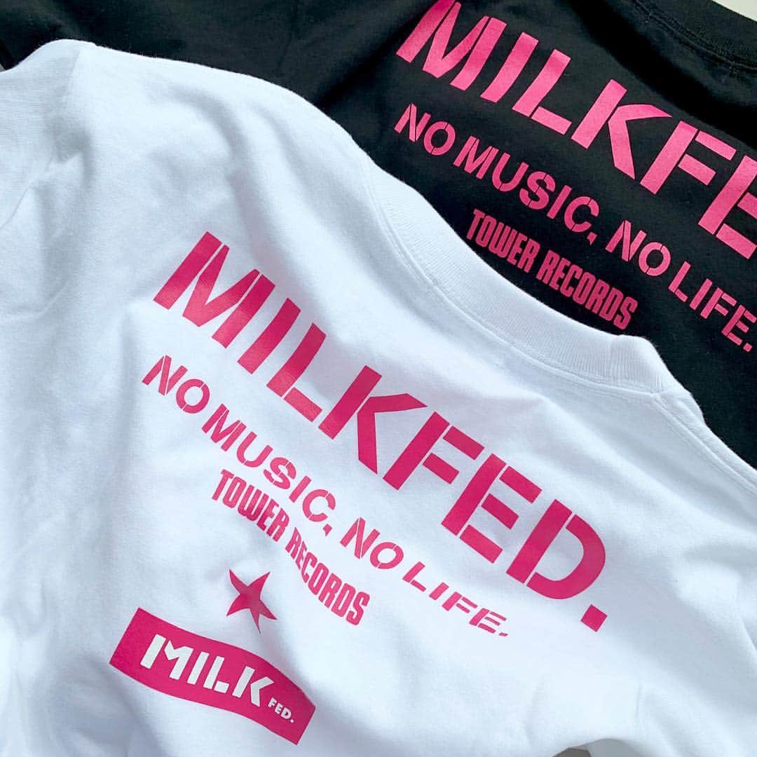 MILKFED.さんのインスタグラム写真 - (MILKFED.Instagram)「<<RECOMMENDED>>﻿ ﻿ 🎵MILKFED.×タワーレコード🎵﻿ ﻿ 2019SUMMERコラボグッズ 発売中!!﻿ 大人気のため、﻿ なくなる前にお急ぎください…﻿ ﻿ •MILKFED. × TOWER RECORDS 2019﻿ SUMMER TEE﻿ WHITE/BLACK S/M ￥4,000+TAX﻿ ﻿ 「NO MUSIC, NO LIFE.」に﻿ MILKFED.ロゴが存在感たっぷり♡﻿ ﻿ タワーレコード主要9店舗、﻿ タワーレコードオンラインストアにて﻿ 発売中！﻿ ﻿ ﻿ #milkfed #milkfedjp﻿ #ミルクフェド ﻿ #casualstyle #bag﻿ #ガーリーストリート﻿ #タワーレコード #towerrecords」7月20日 20時14分 - milkfedjp