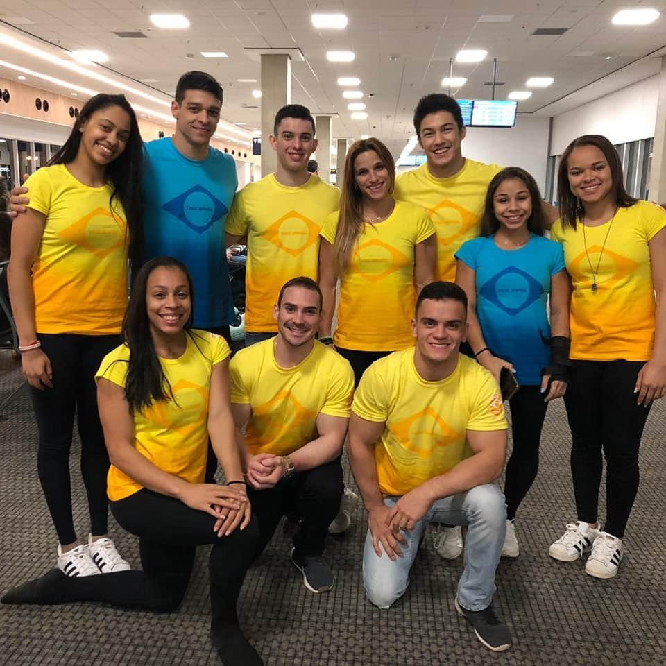 のインスタグラム：「Equipe pronta para embarcar para os Jogos Panamericano de Lima 2019. 💪🏻💪🏻 #lima2019 #jogospanamericanos2019 #timebrasil #PanAmGames」
