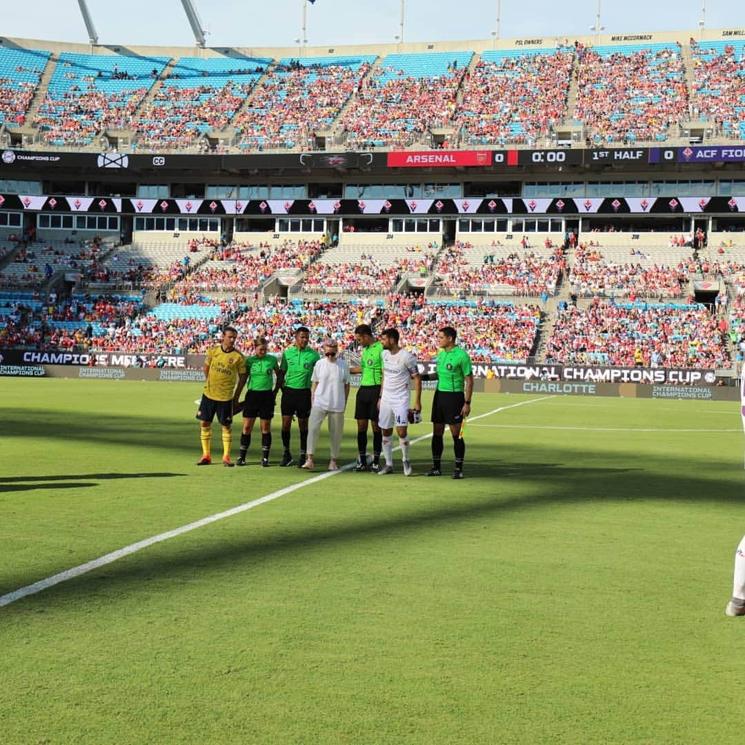 ACFフィオレンティーナさんのインスタグラム写真 - (ACFフィオレンティーナInstagram)「#Charlotte @arsenal vs #Fiorentina le prime foto della gara 🇺🇲 #ArsenalFiorentina pictures from first half. @intchampionscup」7月21日 7時22分 - acffiorentina