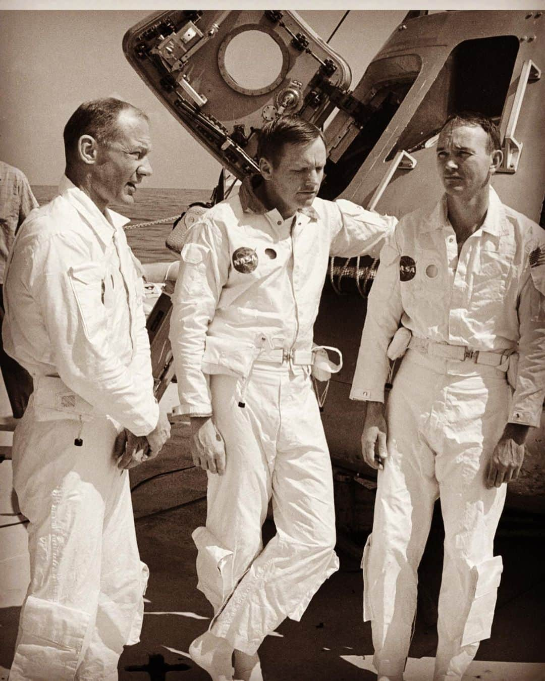 ブライアン・メイさんのインスタグラム写真 - (ブライアン・メイInstagram)「It’s a day to salute these heroes - Neil Armstrong, Buzz Aldrin, Michael Collins, and all the lesser-known heroes who played their part in the Space Race - culminating in Humanity’s first foot in another World, this day, 50 years ago.  But most of all - these three guys, whose names will live forever. I salute !! Bri」7月21日 7時35分 - brianmayforreal