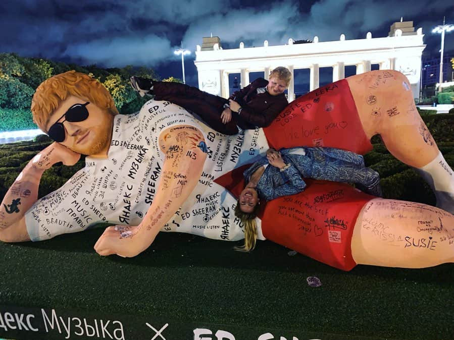 エド・シーランさんのインスタグラム写真 - (エド・シーランInstagram)「Went to go and see ma statue in Moscow today」7月21日 7時35分 - teddysphotos