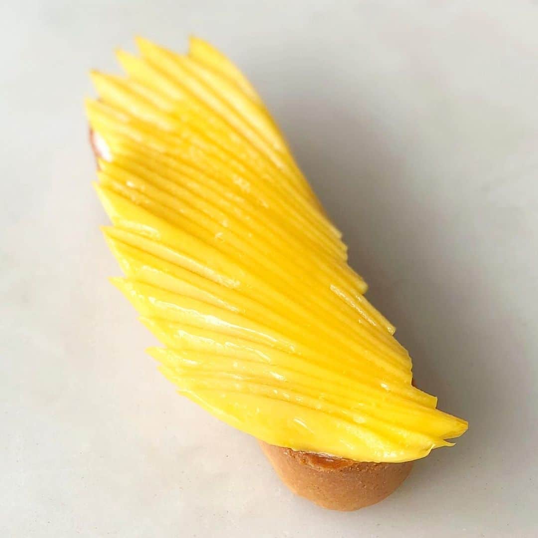 DOMINIQUE ANSEL BAKERYさんのインスタグラム写真 - (DOMINIQUE ANSEL BAKERYInstagram)「Champagne Mango & Madagascar Vanilla Tart, with fresh sliced Champagne mangoes (known for their honey sweet flavor and almost no fibrous texture), mango jam, and creamy Madagascar vanilla ganache.  #SummerMarche in Soho July 22-28. 🥭 #DominiqueAnselBakery」7月21日 7時39分 - dominiqueansel