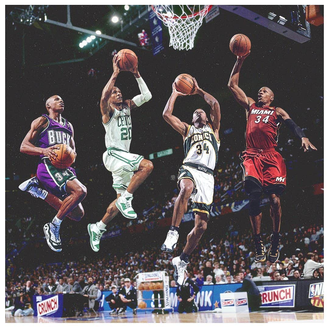 espnさんのインスタグラム写真 - (espnInstagram)「Ray Allen is one of the best shooters ever and today he turns 44. Swipe to see his iconic shot in the 2013 Finals 🙌」7月20日 23時16分 - espn