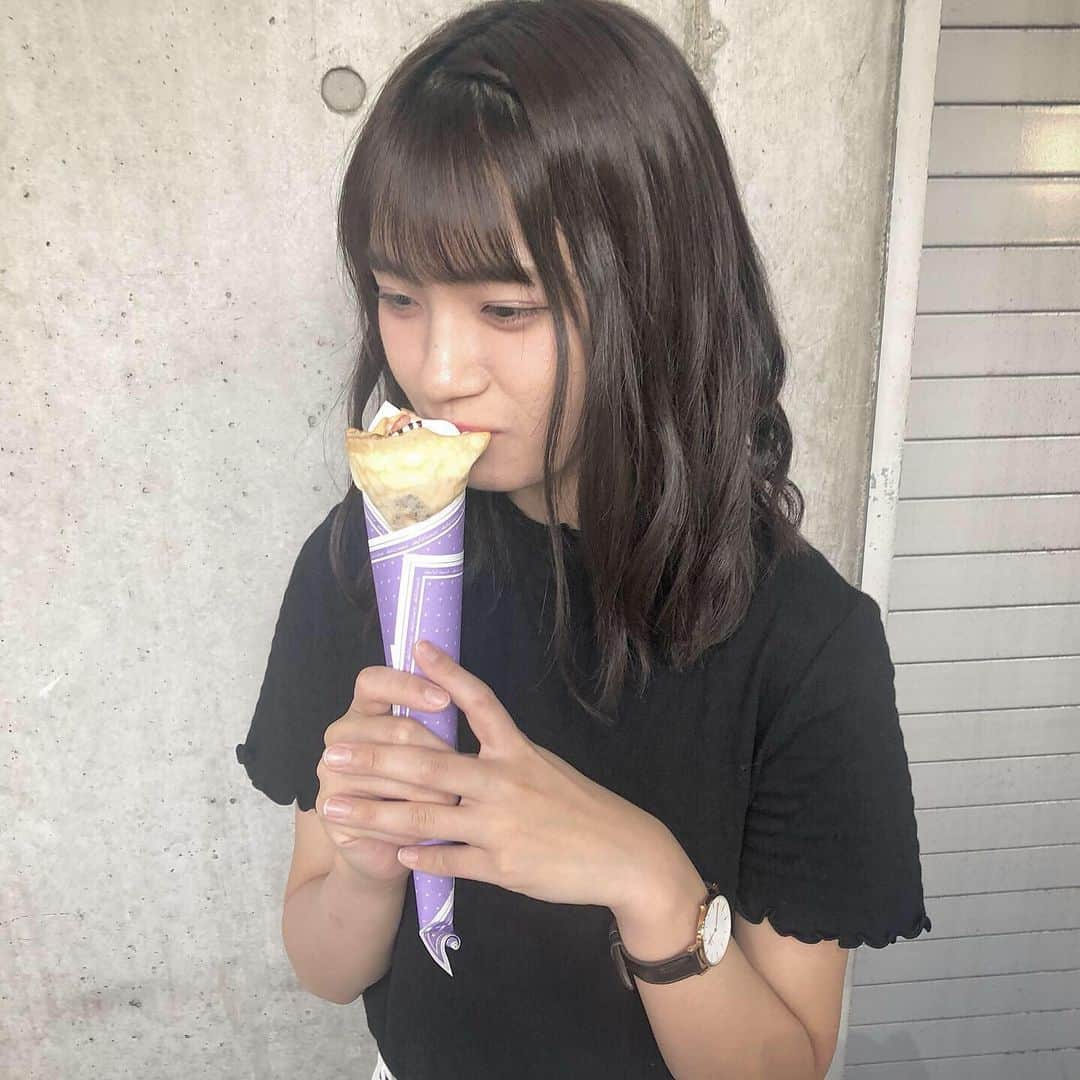 中野愛理さんのインスタグラム写真 - (中野愛理Instagram)「‪❤︎ ㅤㅤㅤㅤㅤㅤㅤㅤㅤㅤㅤㅤ ここで鼻にクリームつける とかしないから私のあざとさは0% ㅤㅤㅤㅤㅤㅤㅤㅤㅤㅤㅤㅤ #過去pic #クレープ  ㅤㅤㅤㅤㅤㅤㅤㅤㅤㅤㅤㅤ」7月20日 23時09分 - airi_nakano_